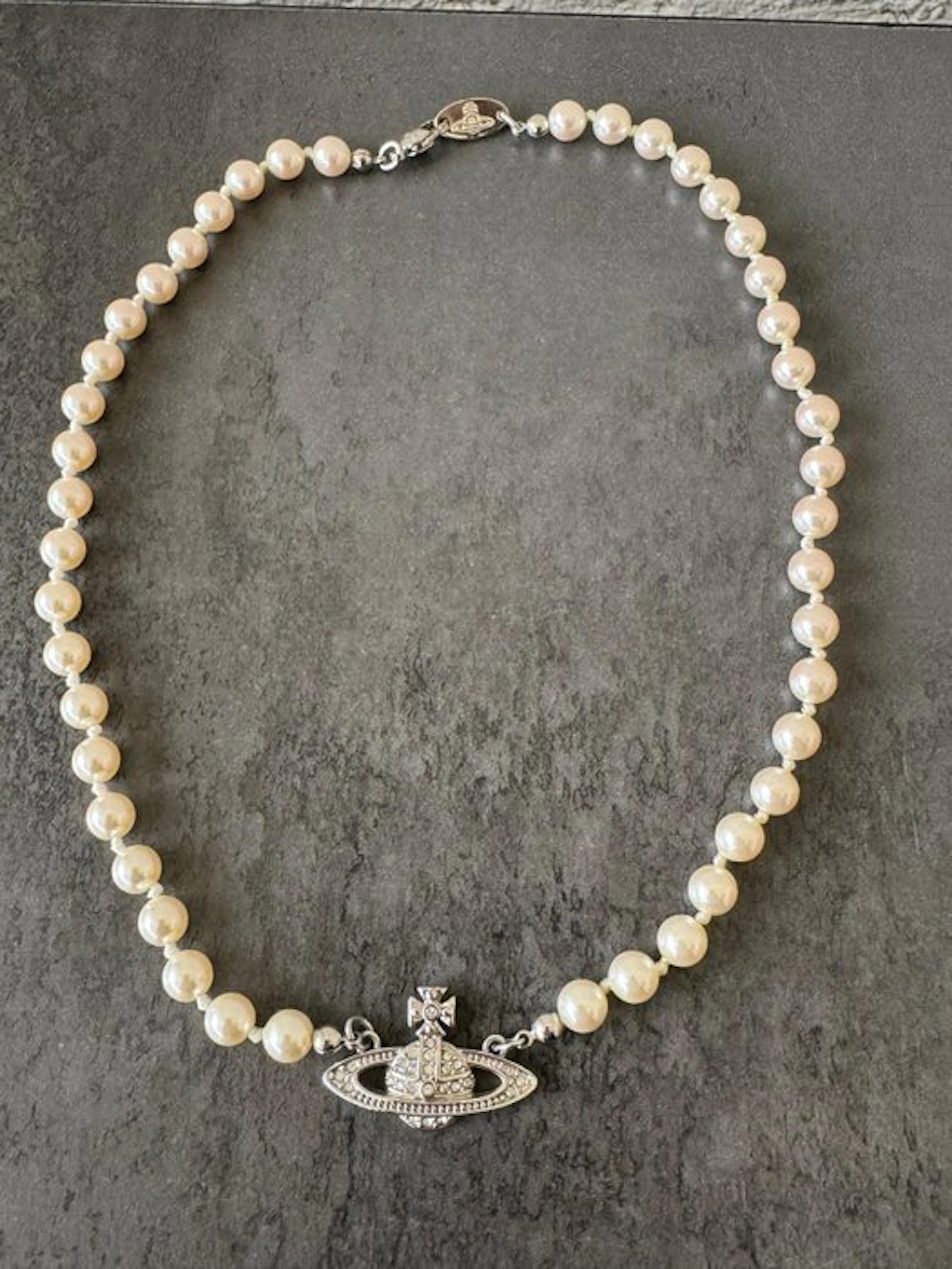 Vivienne Westwood - Pearl - Silver, Pearl - Necklace - No minimum price