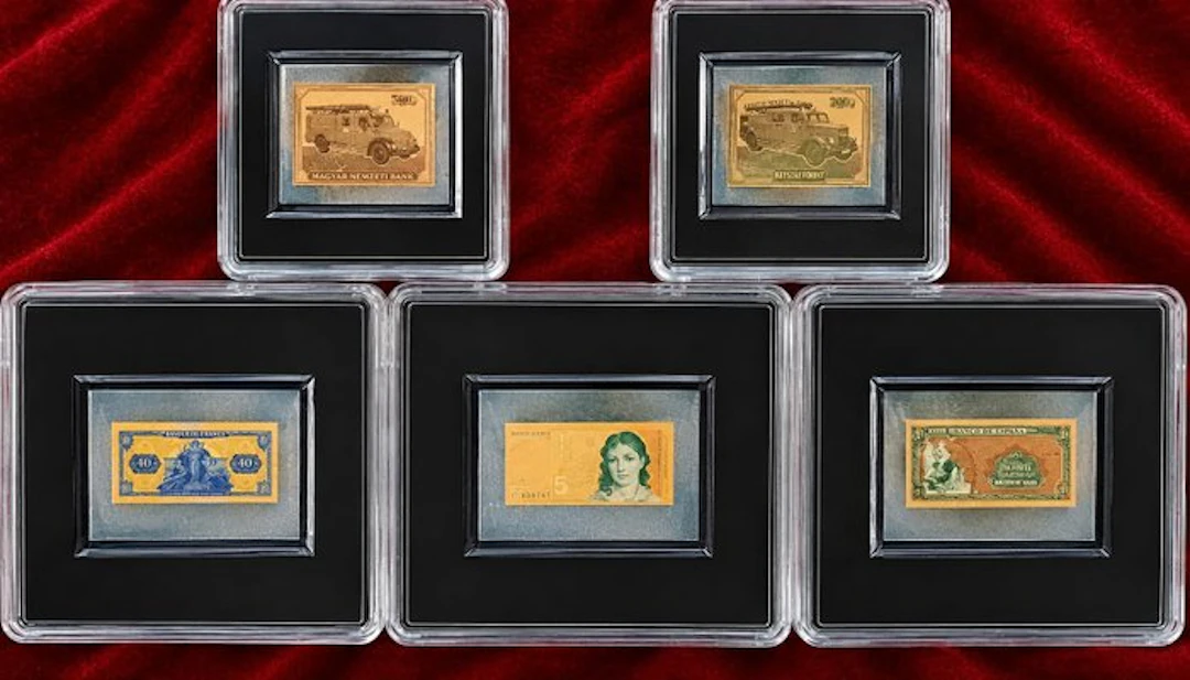 Chad. Medal ND, 5 x 1/1000 Oz (No reserve price)