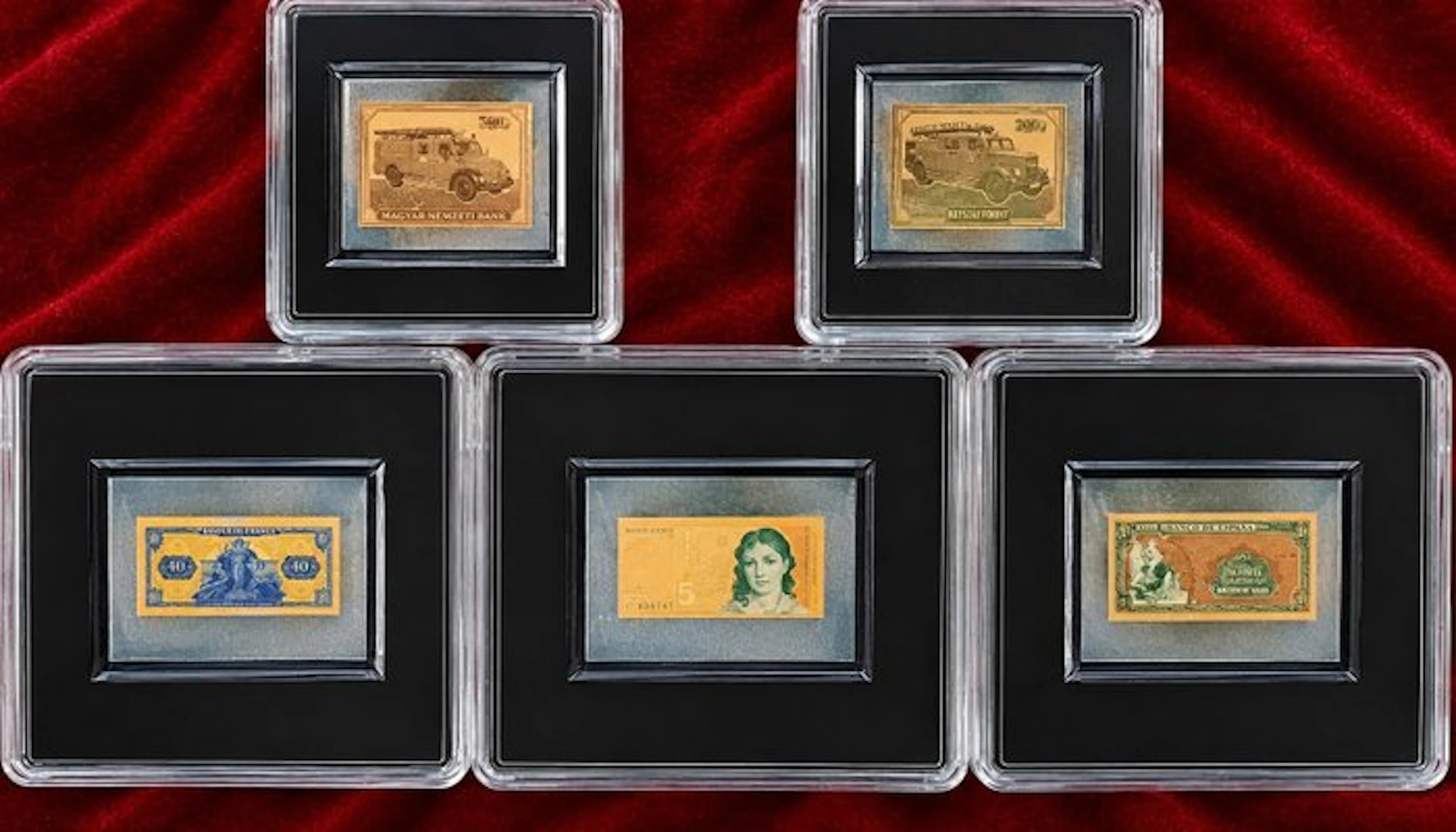 Chad. Medal ND, 5 x 1/1000 Oz (No reserve price)