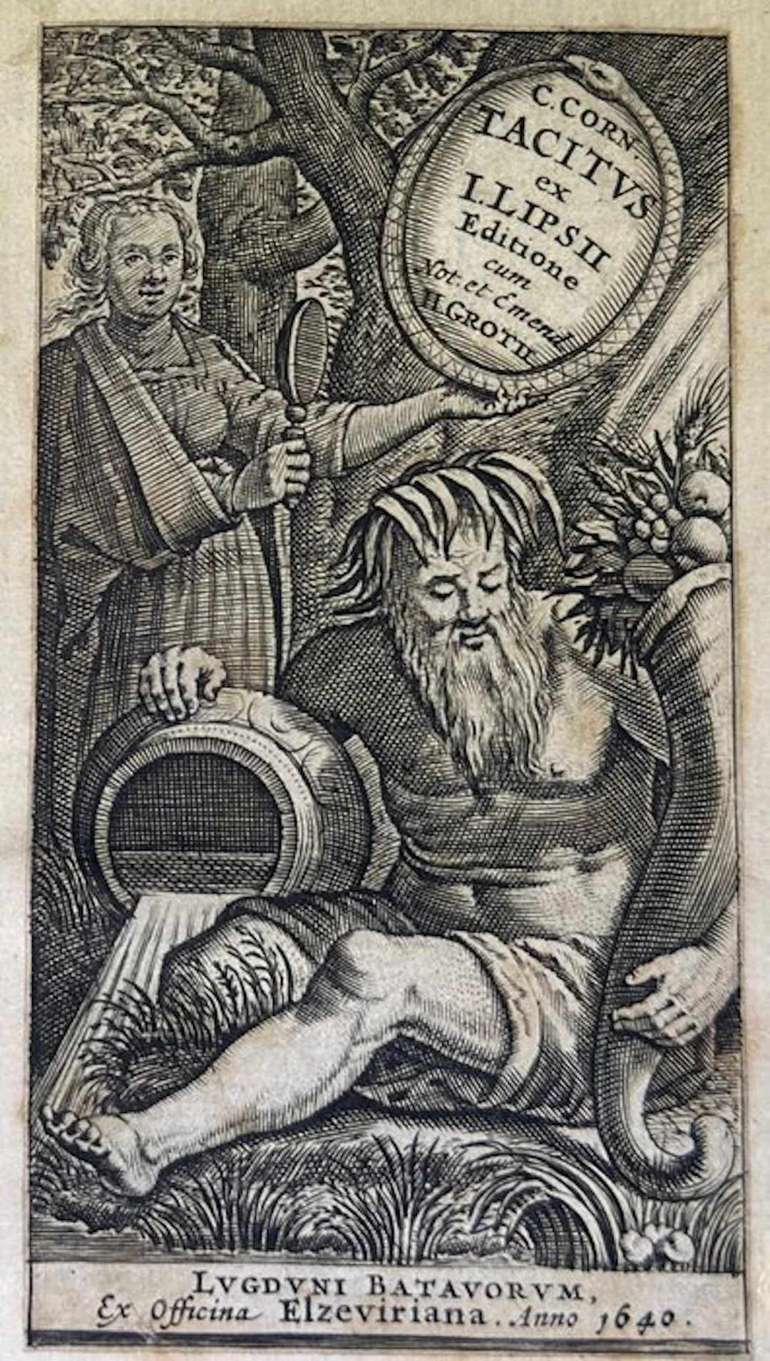 TACITUS - NO RESERVE - Ex Lipsii editione cum not. et emend. H. Grotii - 1640