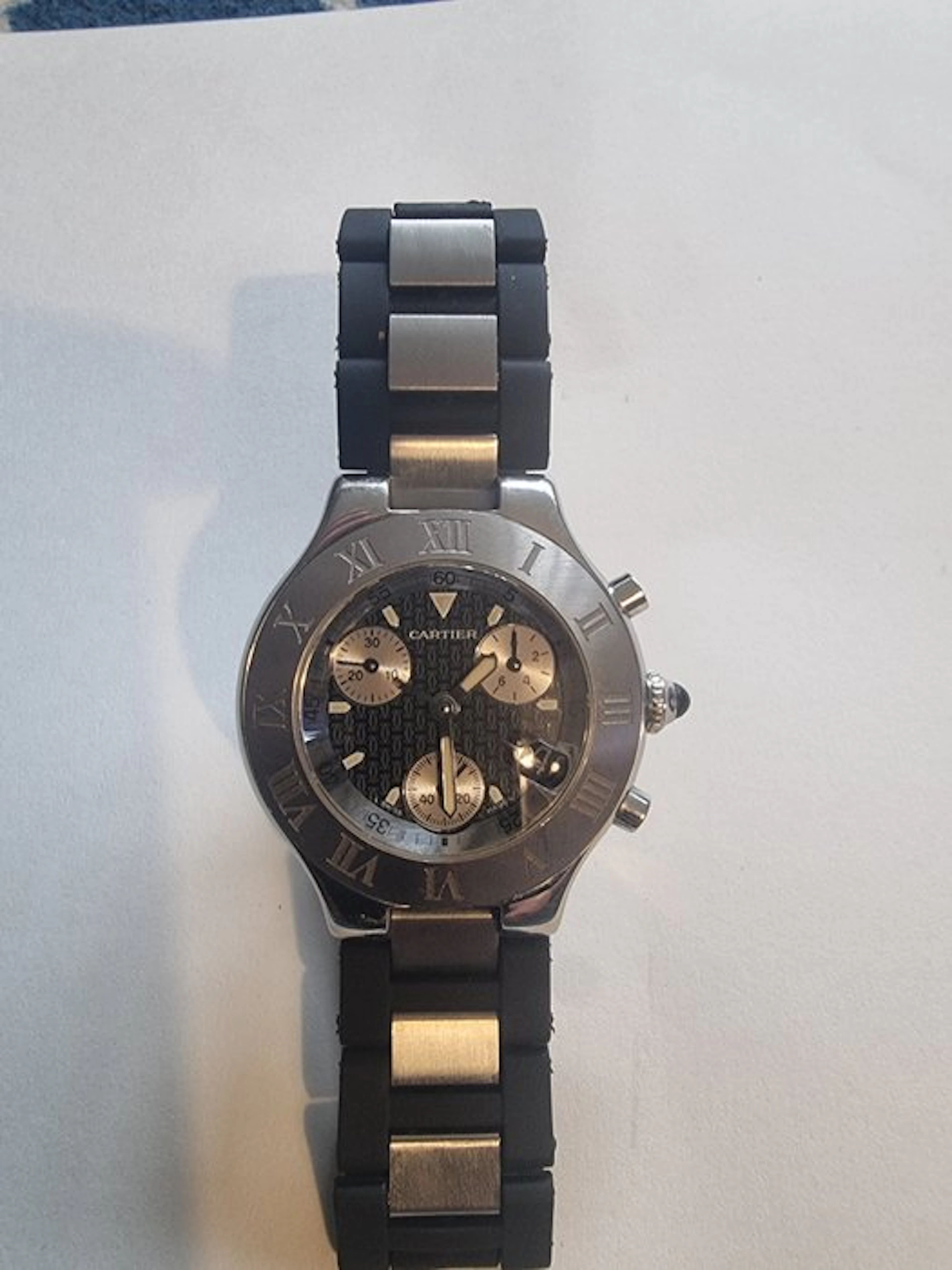 Cartier - 21 Chronoscaph - 2424/W10125U2 - Men - 2000-2010