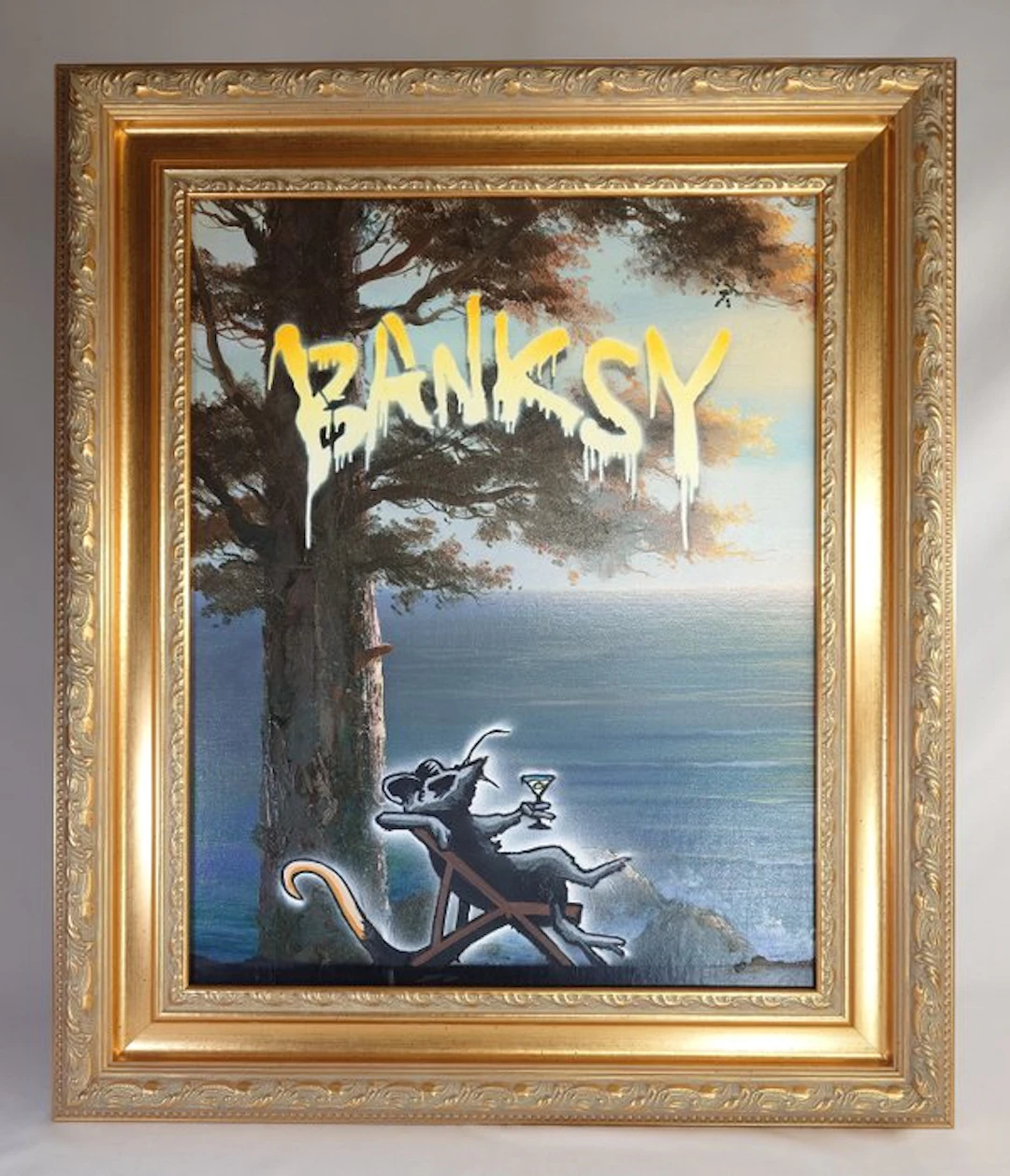 Fictional World (1980) - Banksy´s - The Great British Spraycation (Glowing)