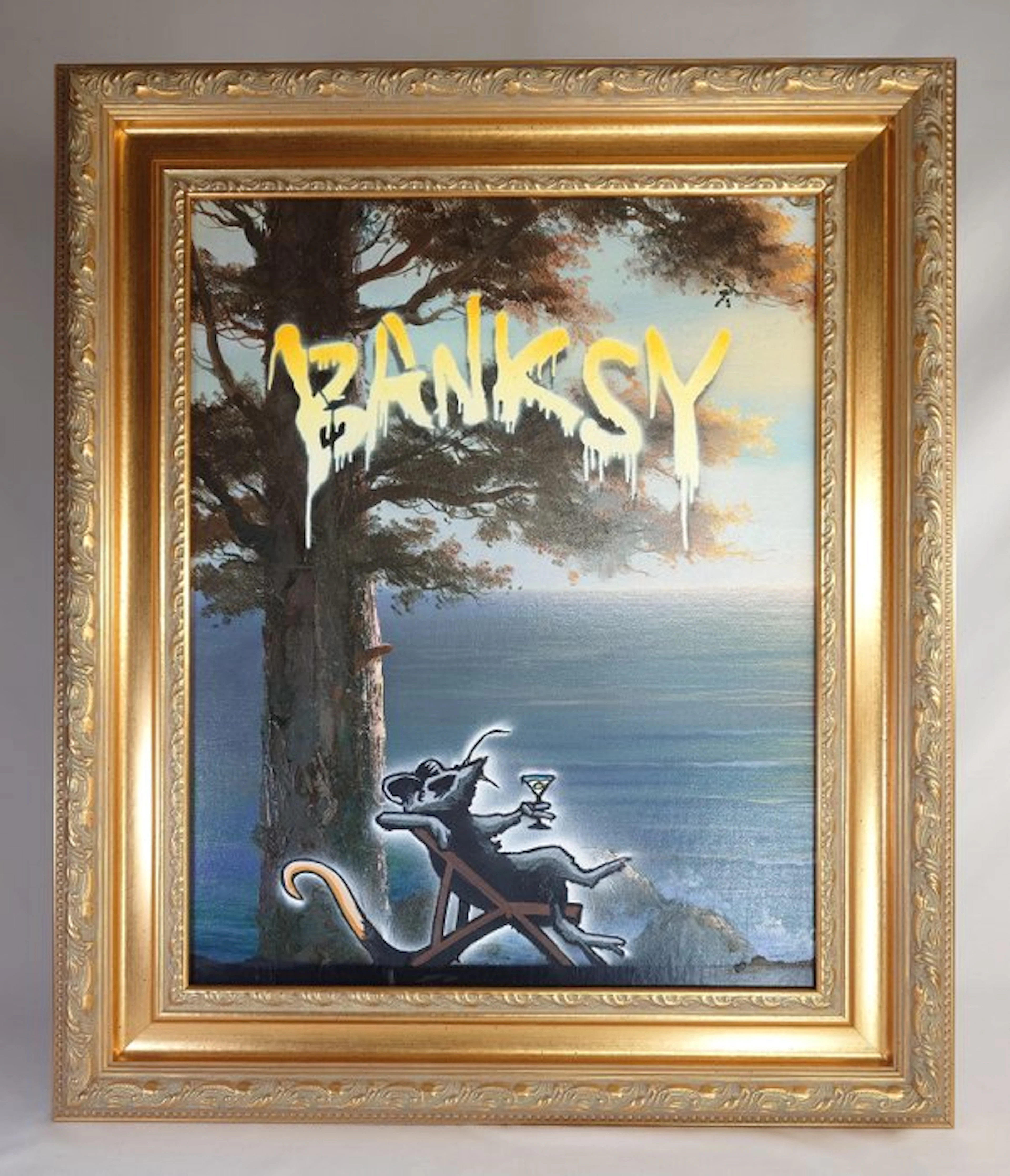 Fictional World (1980) - Banksy´s - The Great British Spraycation (Glowing)