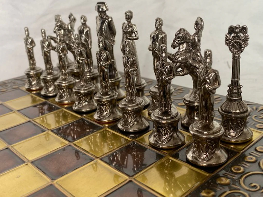 Chess set - the troops of Napoleon Bonaparte, France