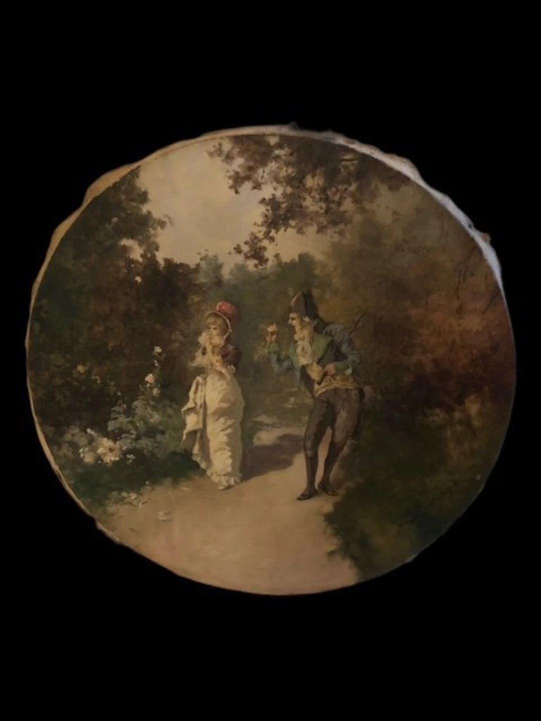Scuola francesce (XIX) - Scena romantica