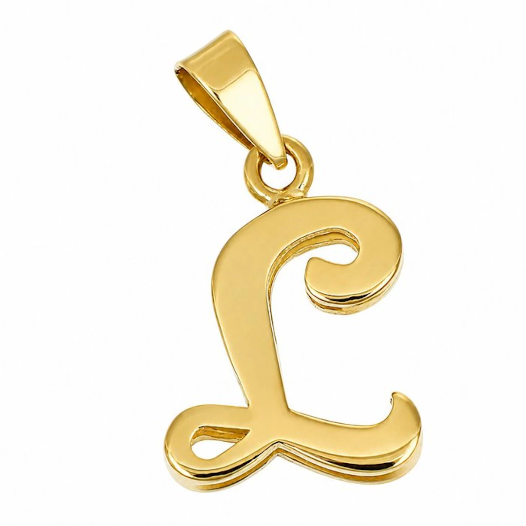 Pendant - 18 kt. Yellow gold - Made in Italy - Handmade