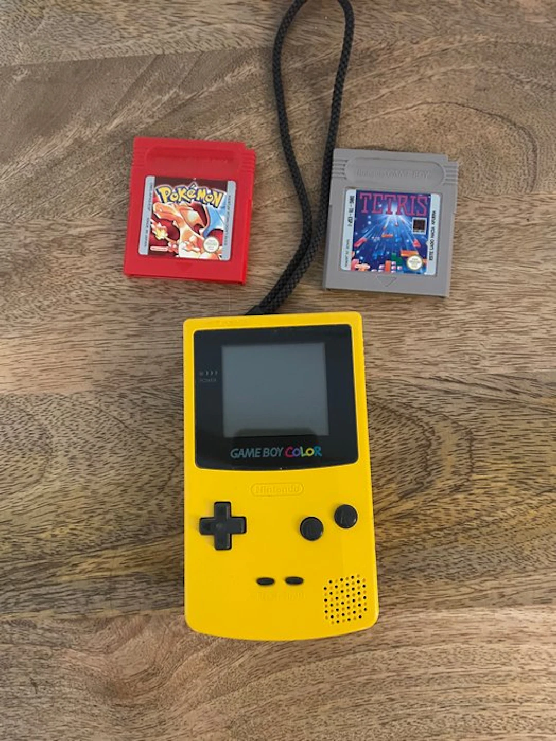 Nintendo - Gameboy Color - Game Boy Color amarillo - Video game console + games