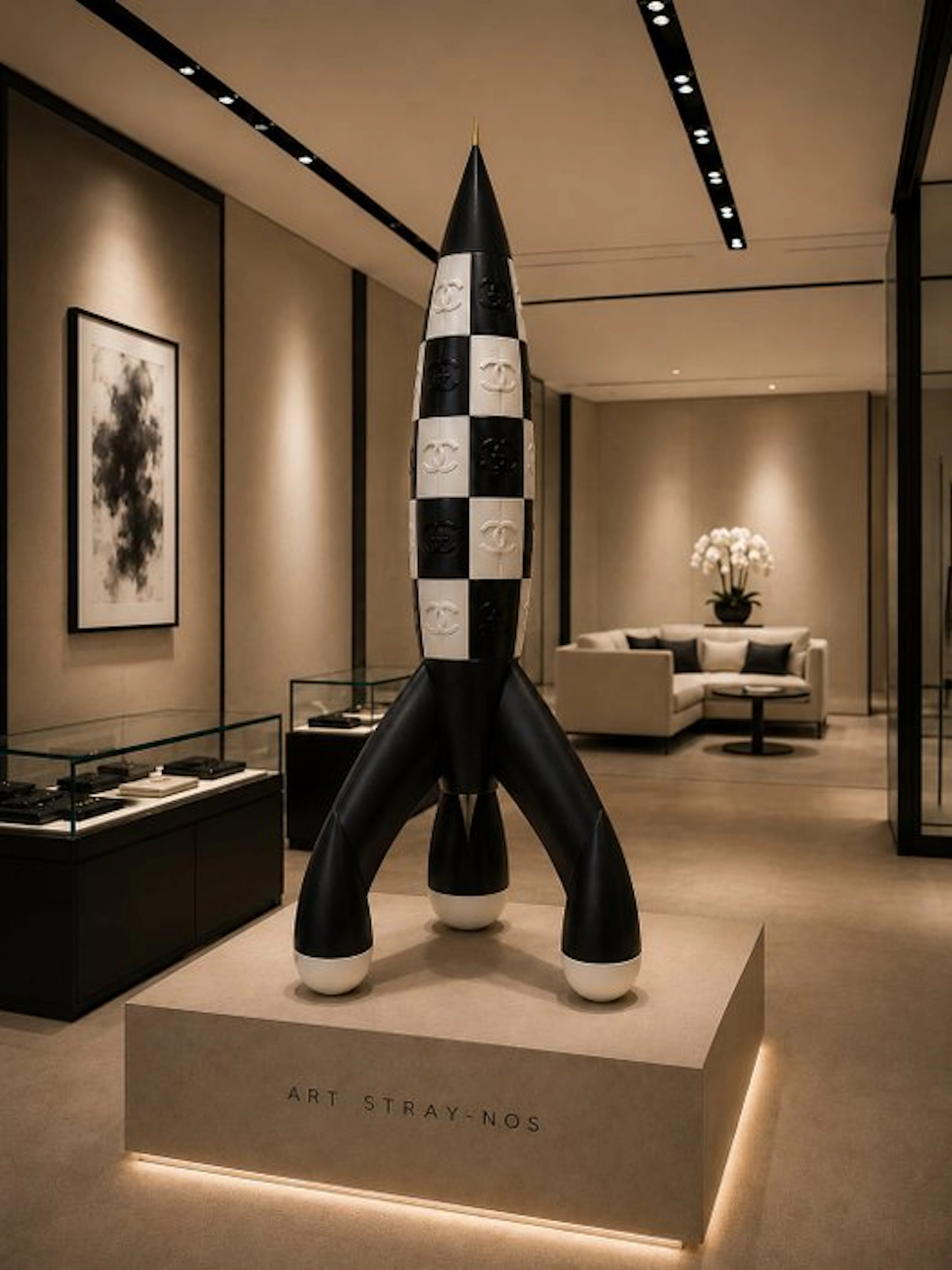Art Stray-Nos - New collection " Haute couture Chanel , Orbit N°5 ".