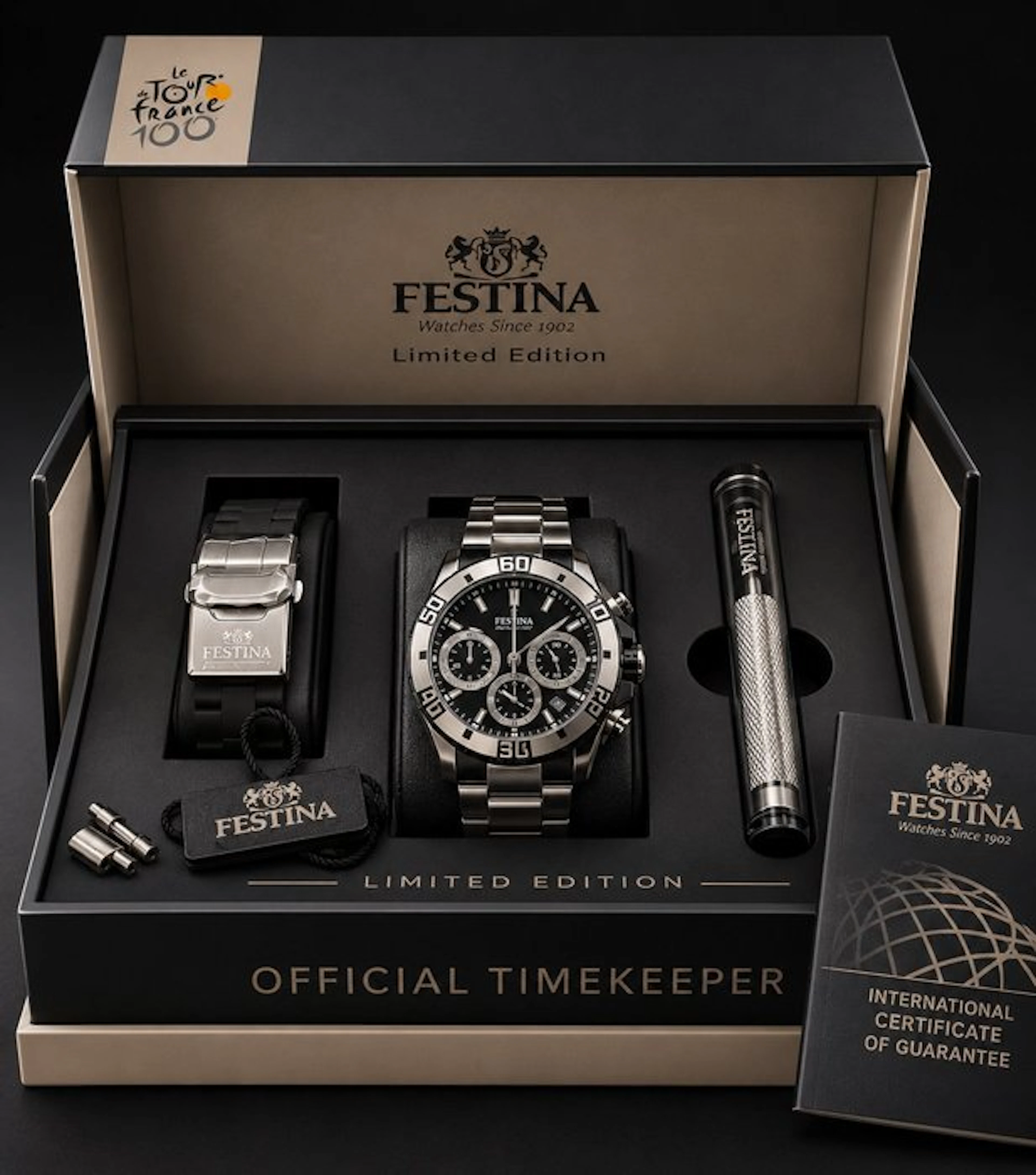 Festina - Tour de France 100 – Limited Edition – Full Set - Unisex - 2010-2020