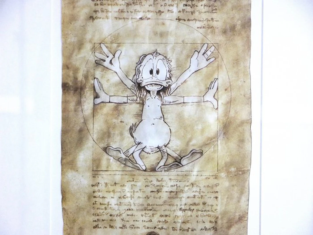 Ommo Wille - 1 Giclée - Donald Duck - Anas Mensura Mundi - 2024