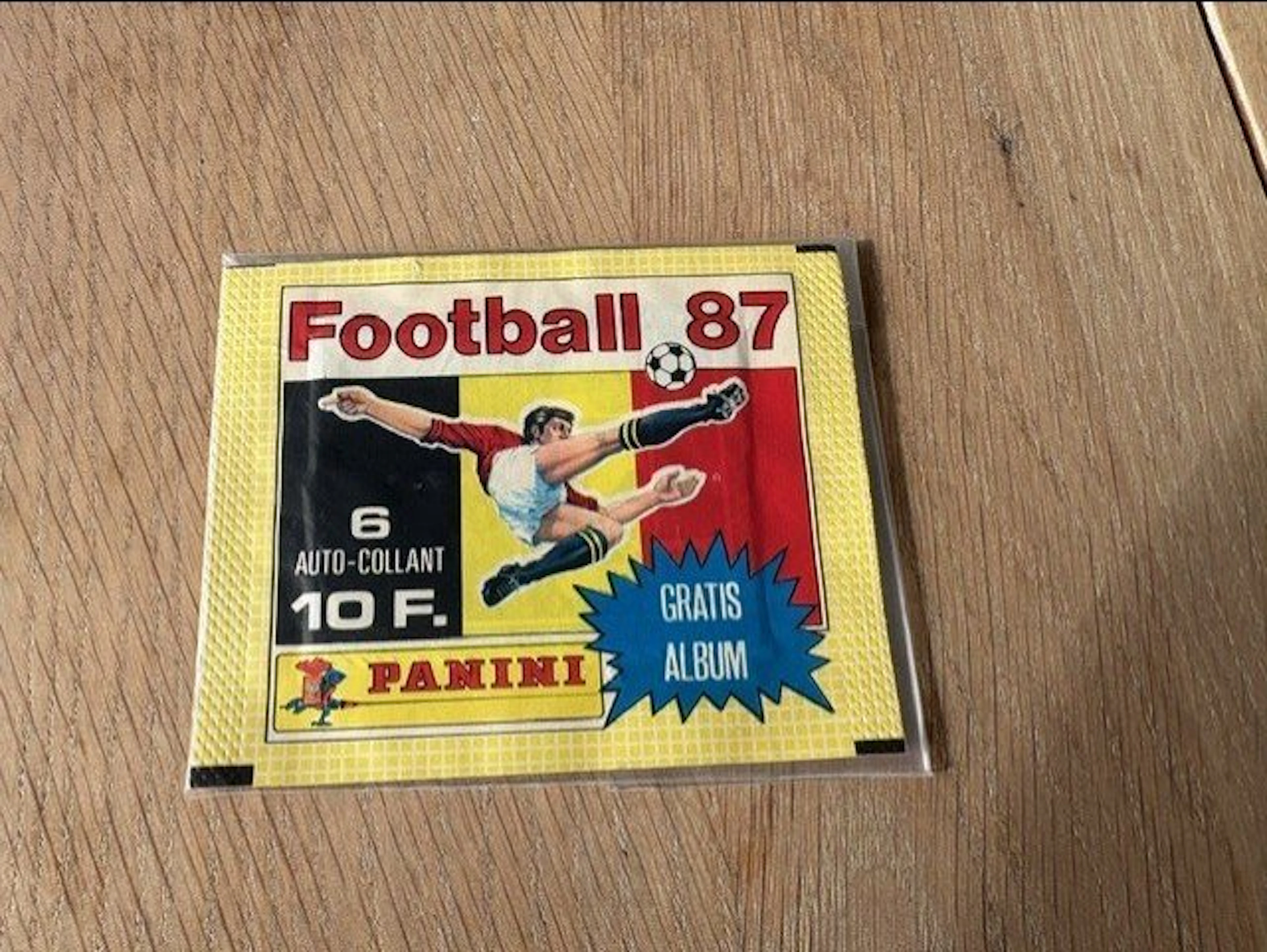 1987 Panini Football 87 Belgium - RARE pochette bustina...
