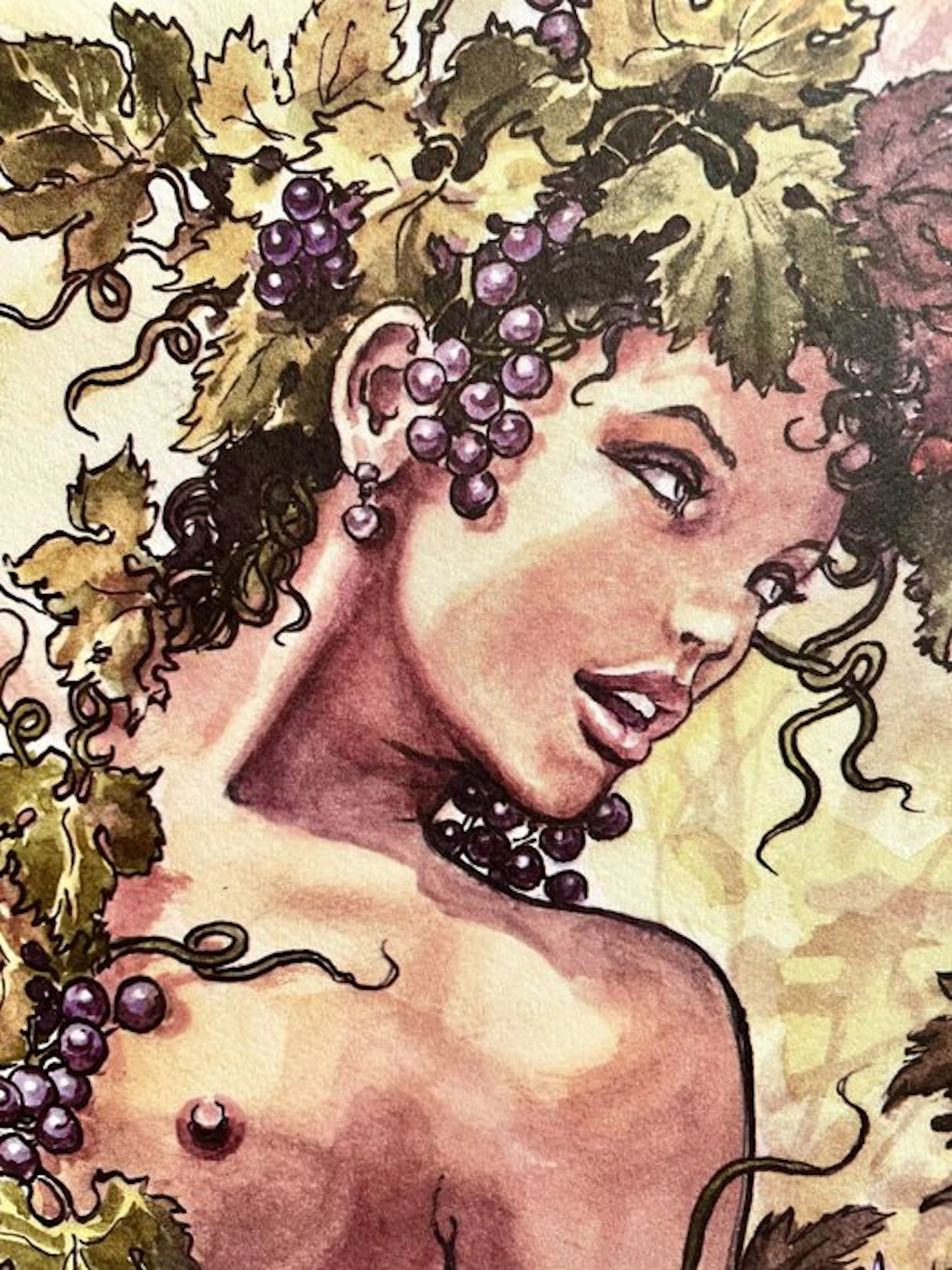 Milo Manara (1945) - Bacchus, god of wine