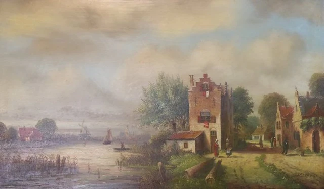 G.J.A. van Reede (1929-1998) - Landschap