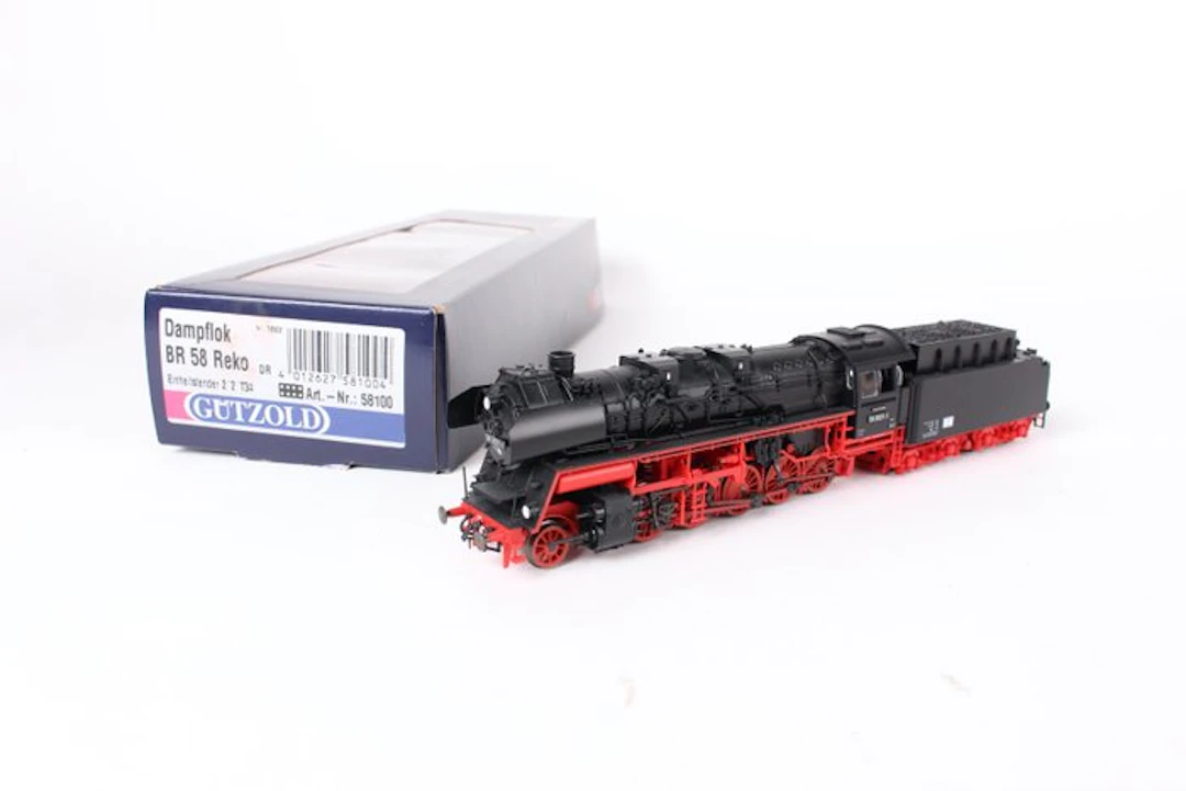Gützold H0 - 58100 - Steam locomotive with tender (1)...