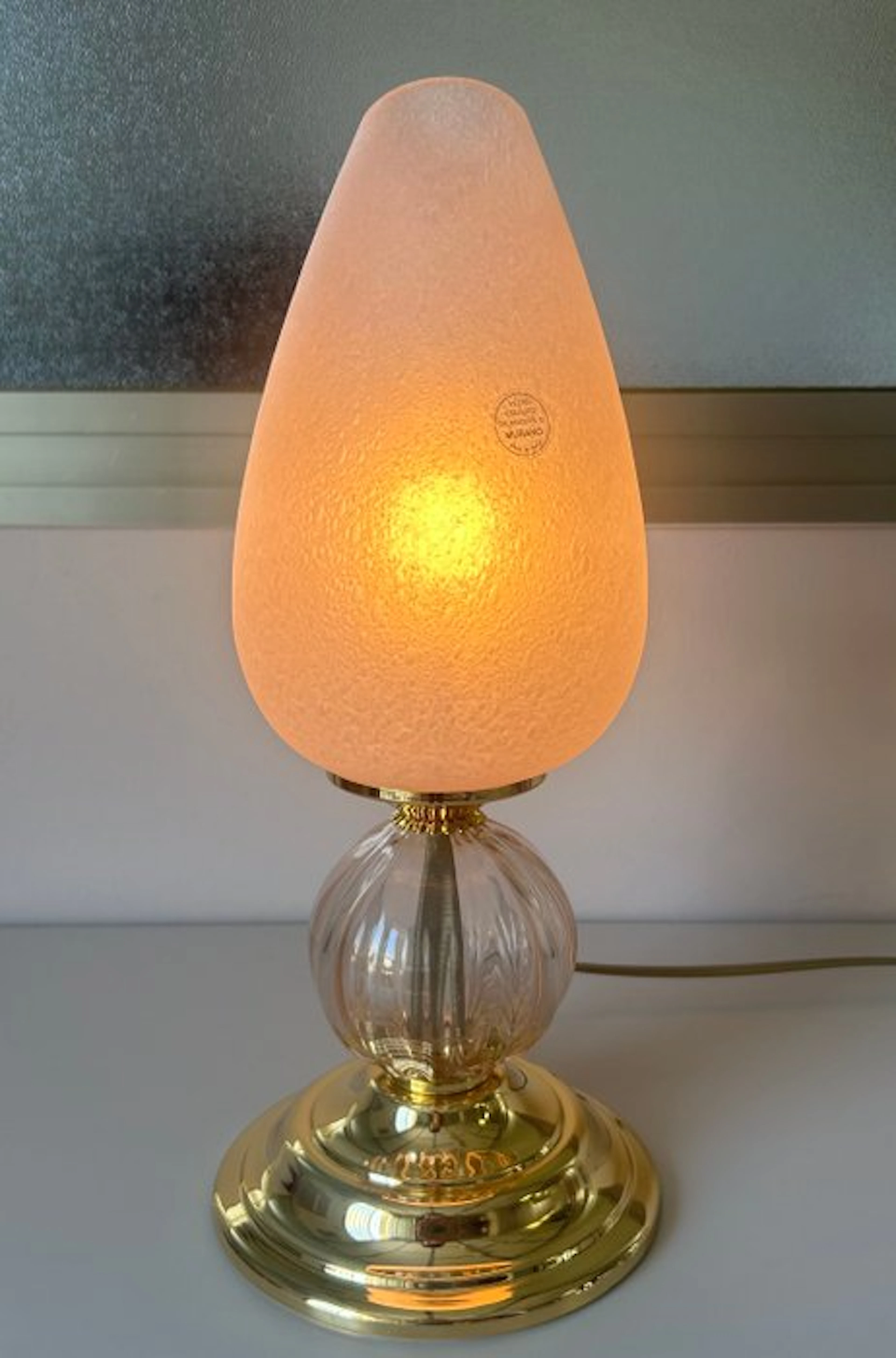 Table lamp - Murano glass - Teardrop lamp