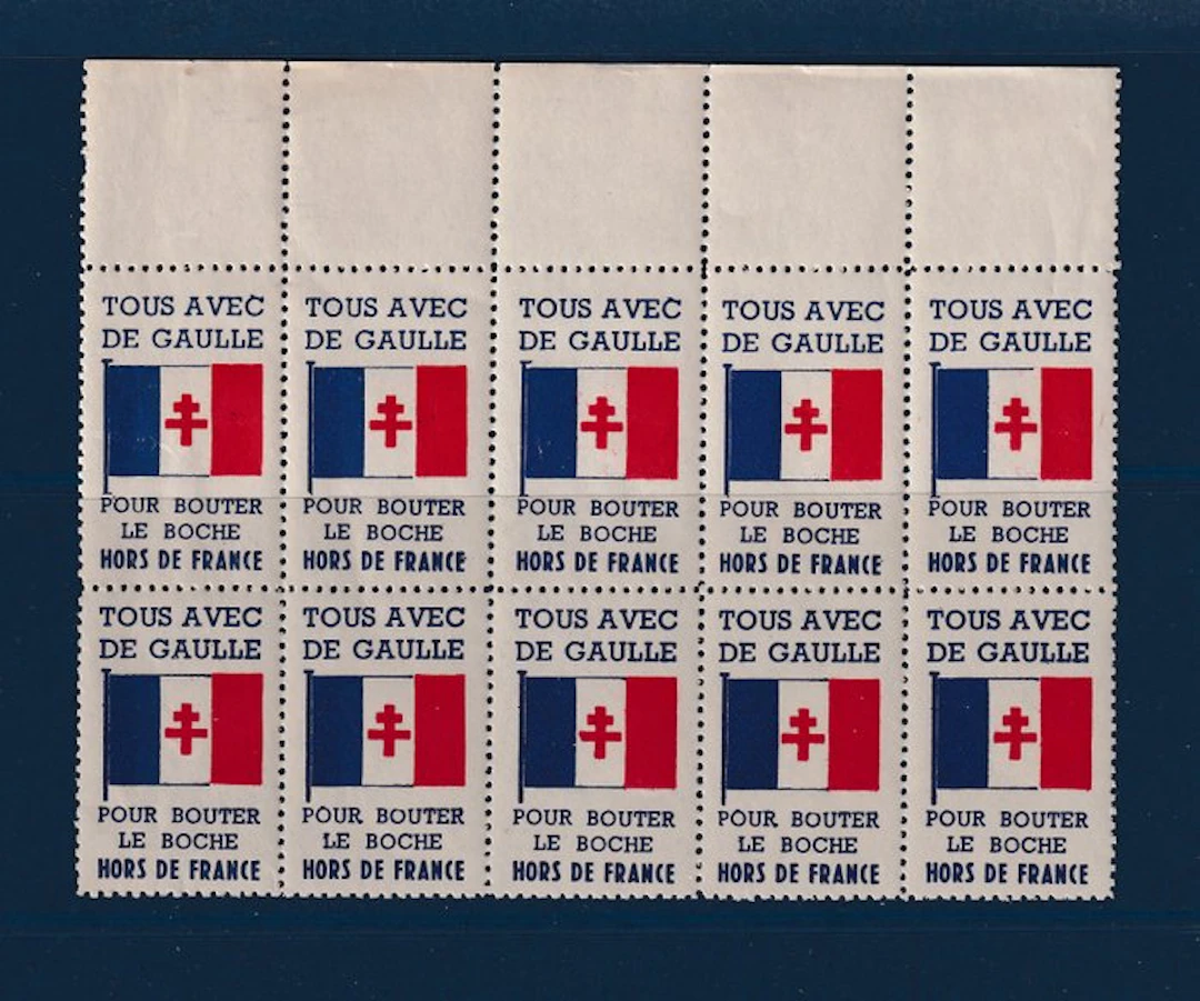 France - Libération De Gaulle Sticker ** - Mayer