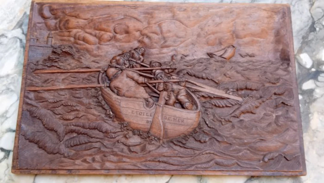 Block carving/ Relief