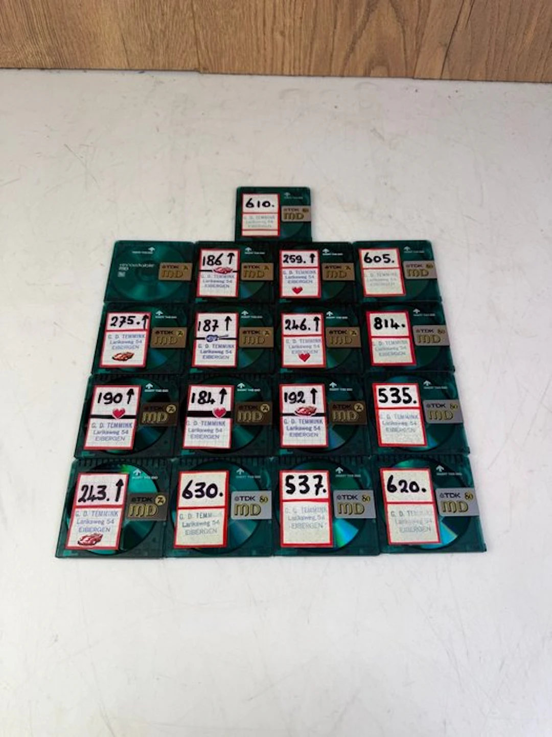 TDK Minidisc Minidisc Number of items: 17