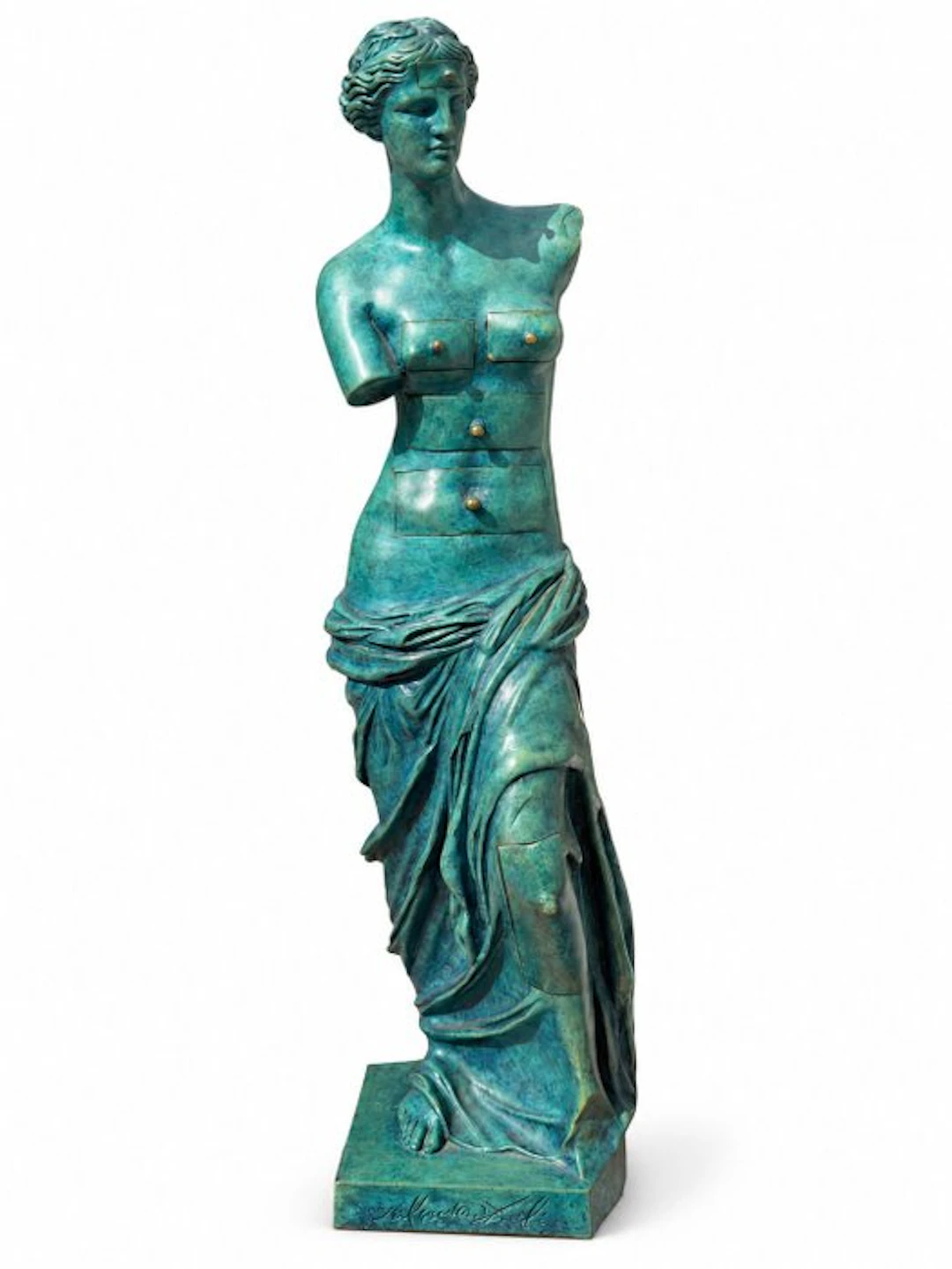 Salvador Dali (1904-1989) - Sculpture, Venus a tiroirs - 39 cm - Bronze - 1973