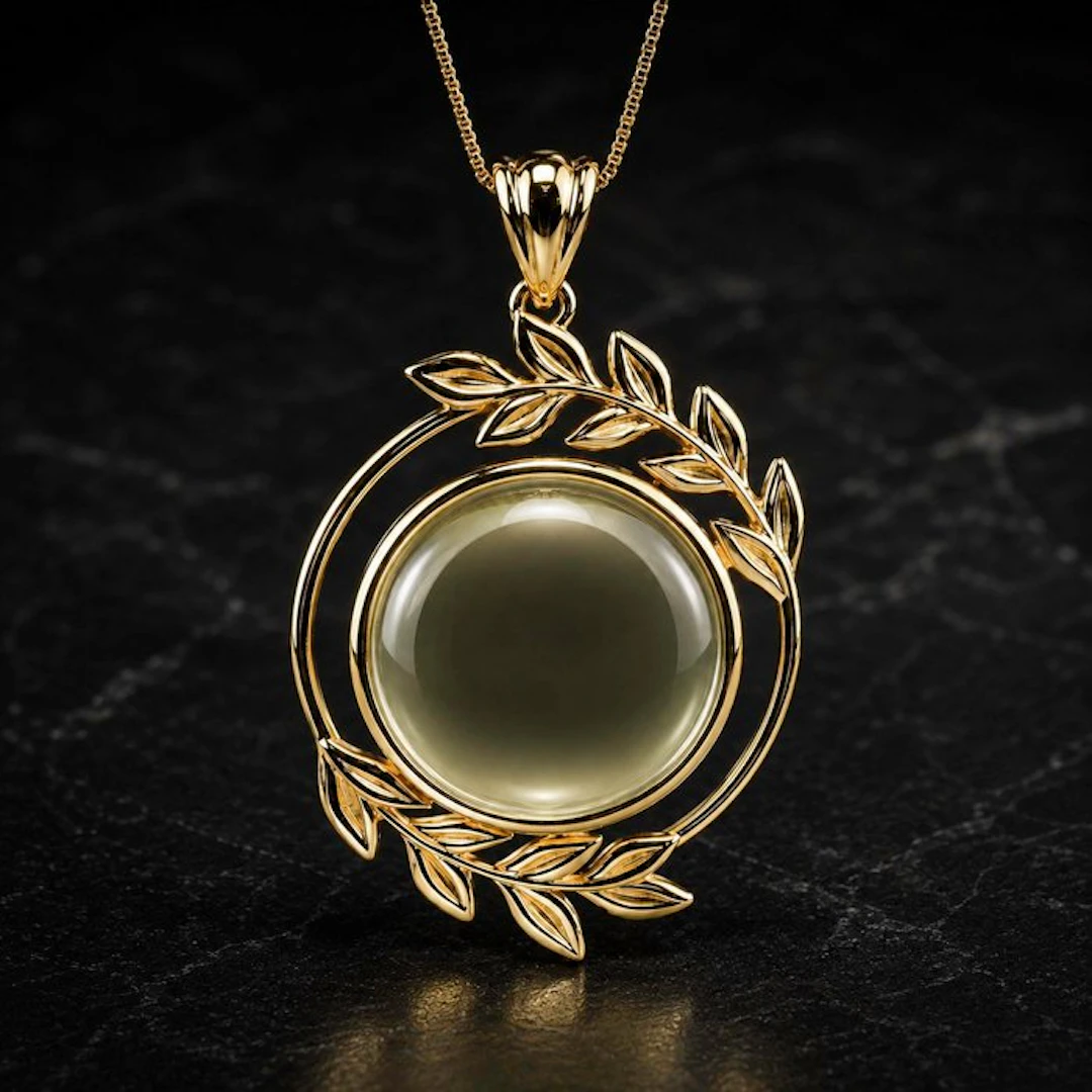 ALGT Certified - Highly Exclusive Natural Citrine Pendant...