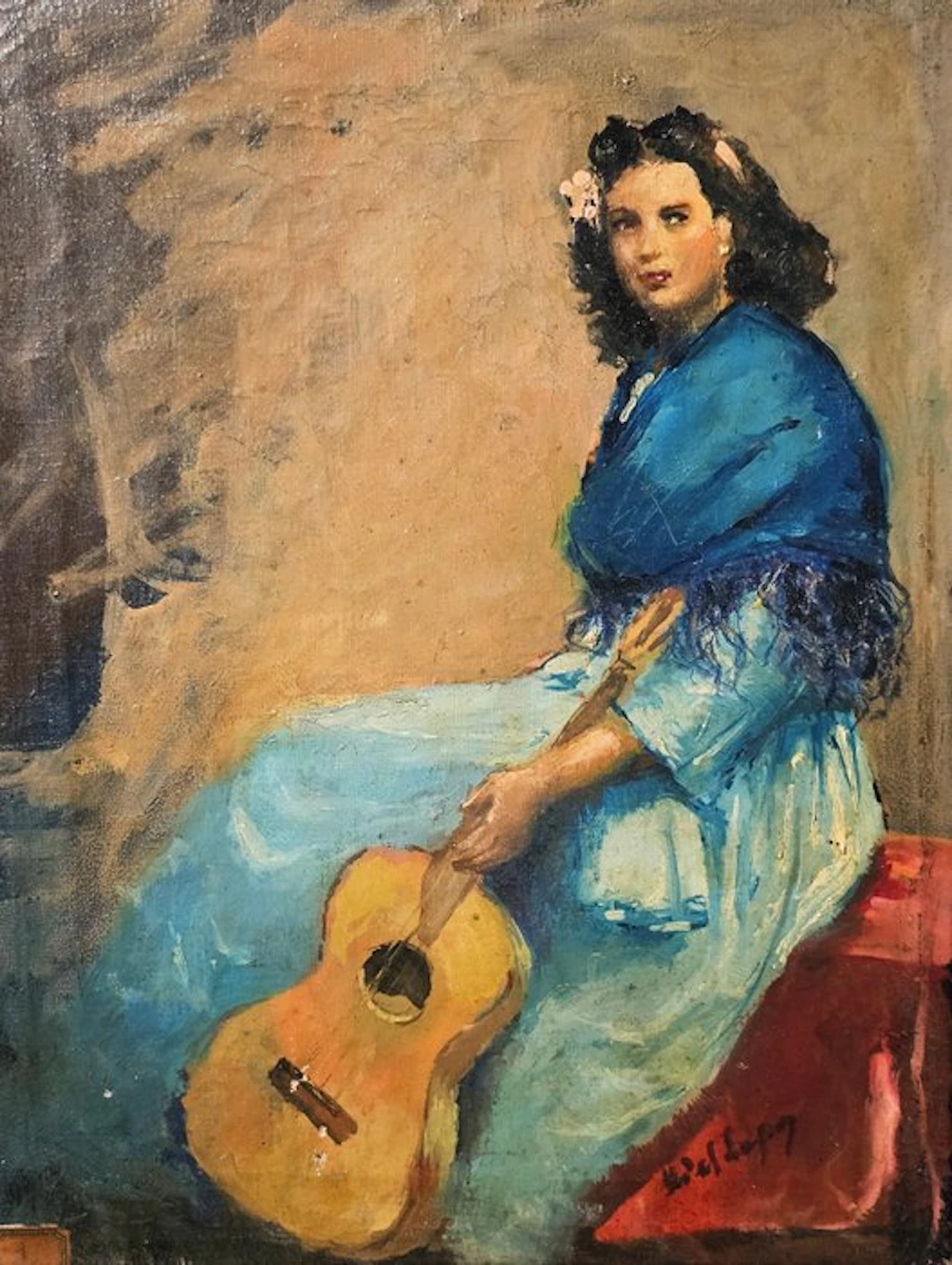 Scuola spagnola (XIX-XX) - La flamenca