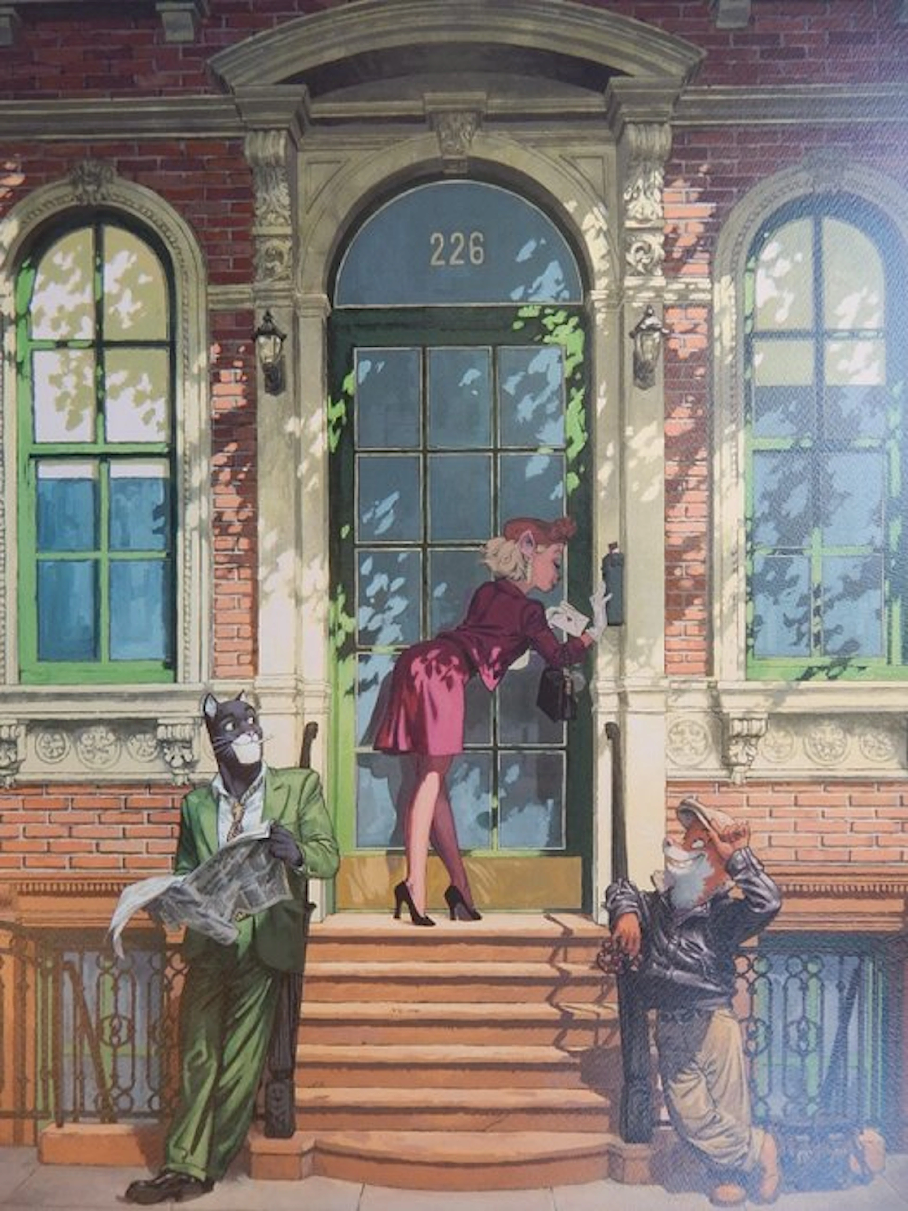 Guarnido, Juanjo - 1 Offset Print - Blacksad - 226 street - 2013