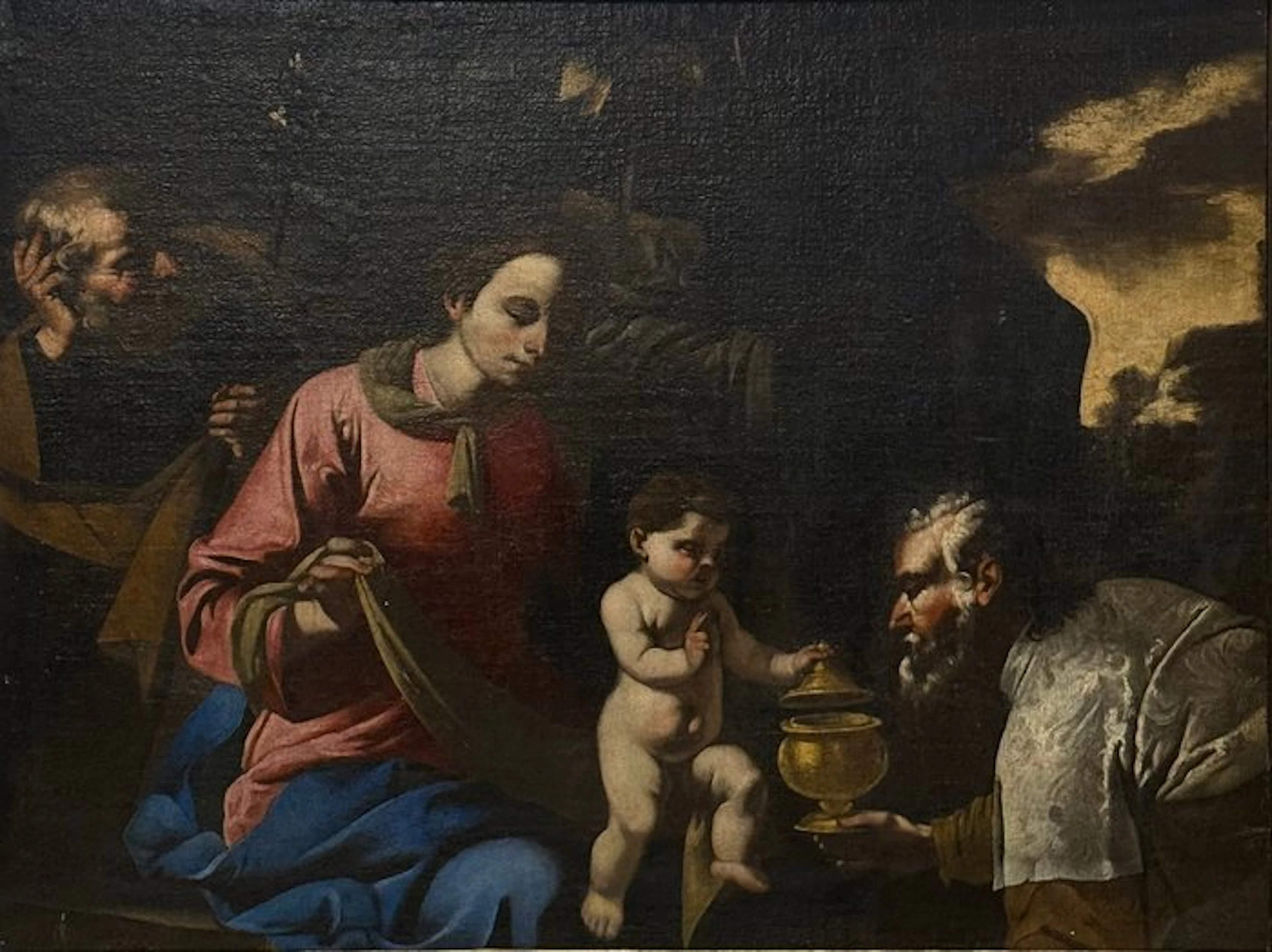 Maestro dell'Annuncio ai Pastori (XVII), Follower of - Natività
