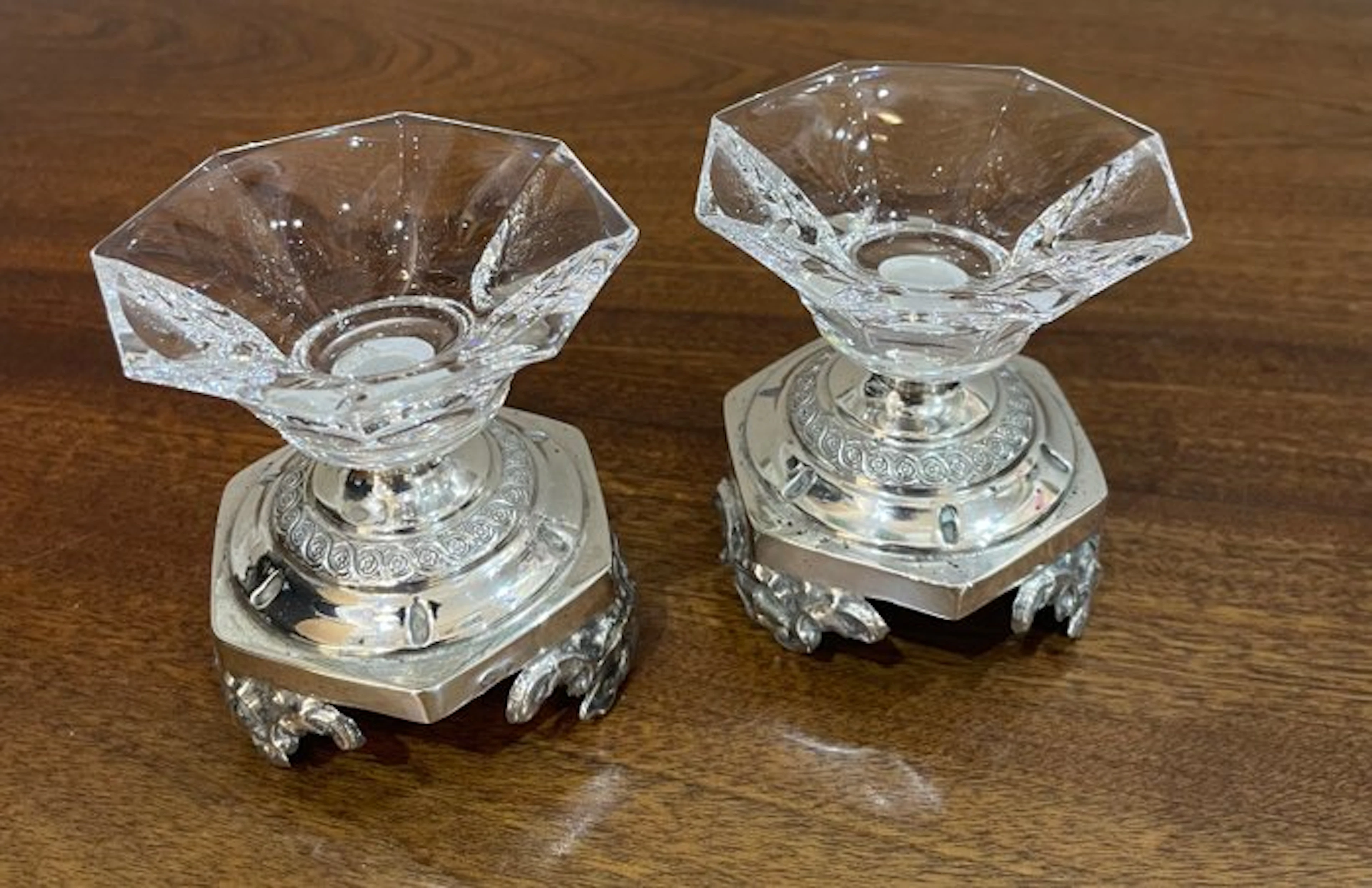 Argentiere genovese del XIX secolo - Salt cellar (2) - Silver
