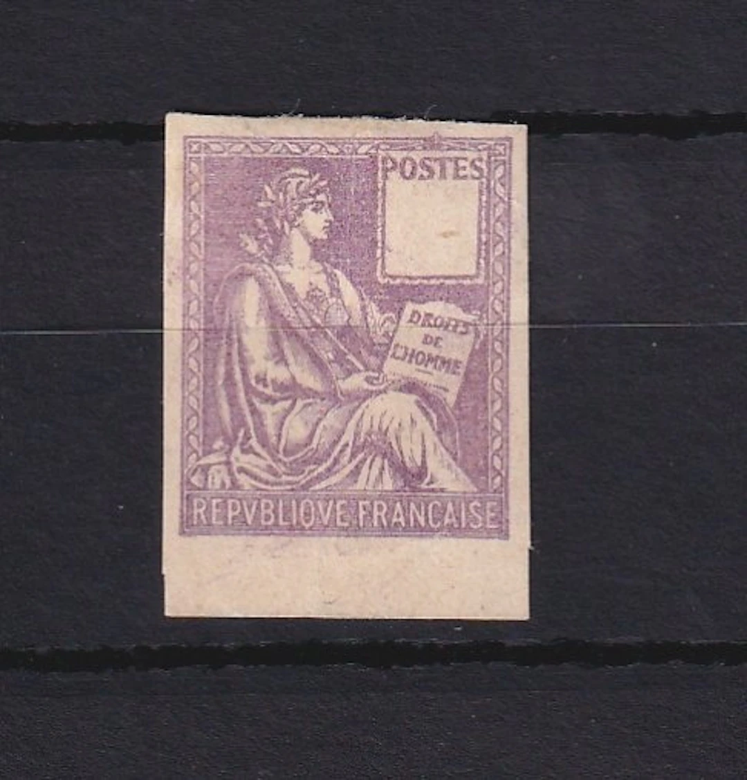 France 1900 - Essai du mouchon sans la valeur et non...