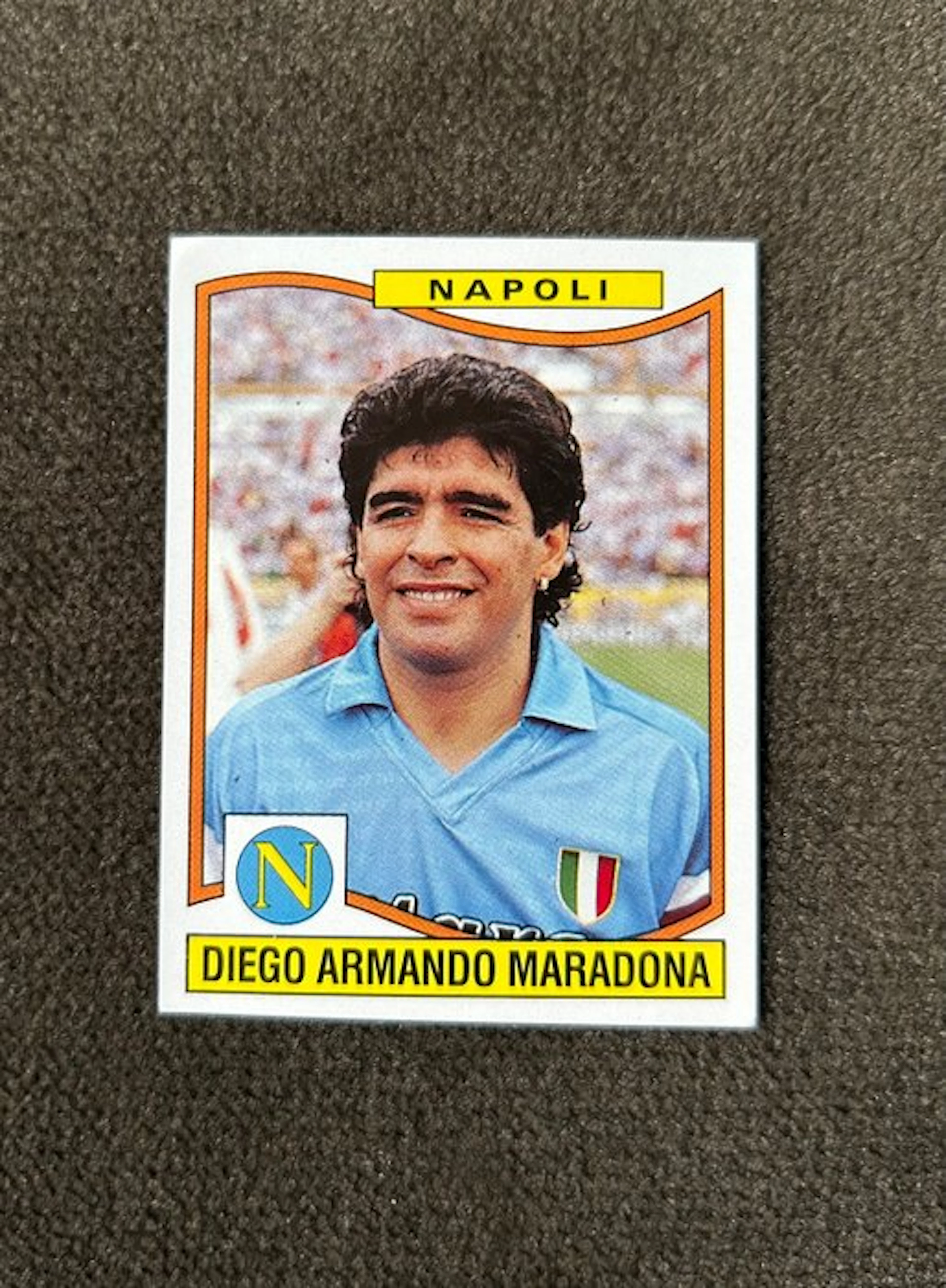 1990/91 Panini Calciatori Diego Maradona 241 Unpasted - 1 Sticker - Good (GD)