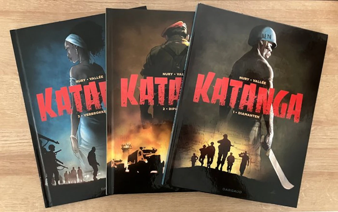 Katanga 1 t/m 3 - Complete reeks HC - 3 Album - First edition - 2017/2019