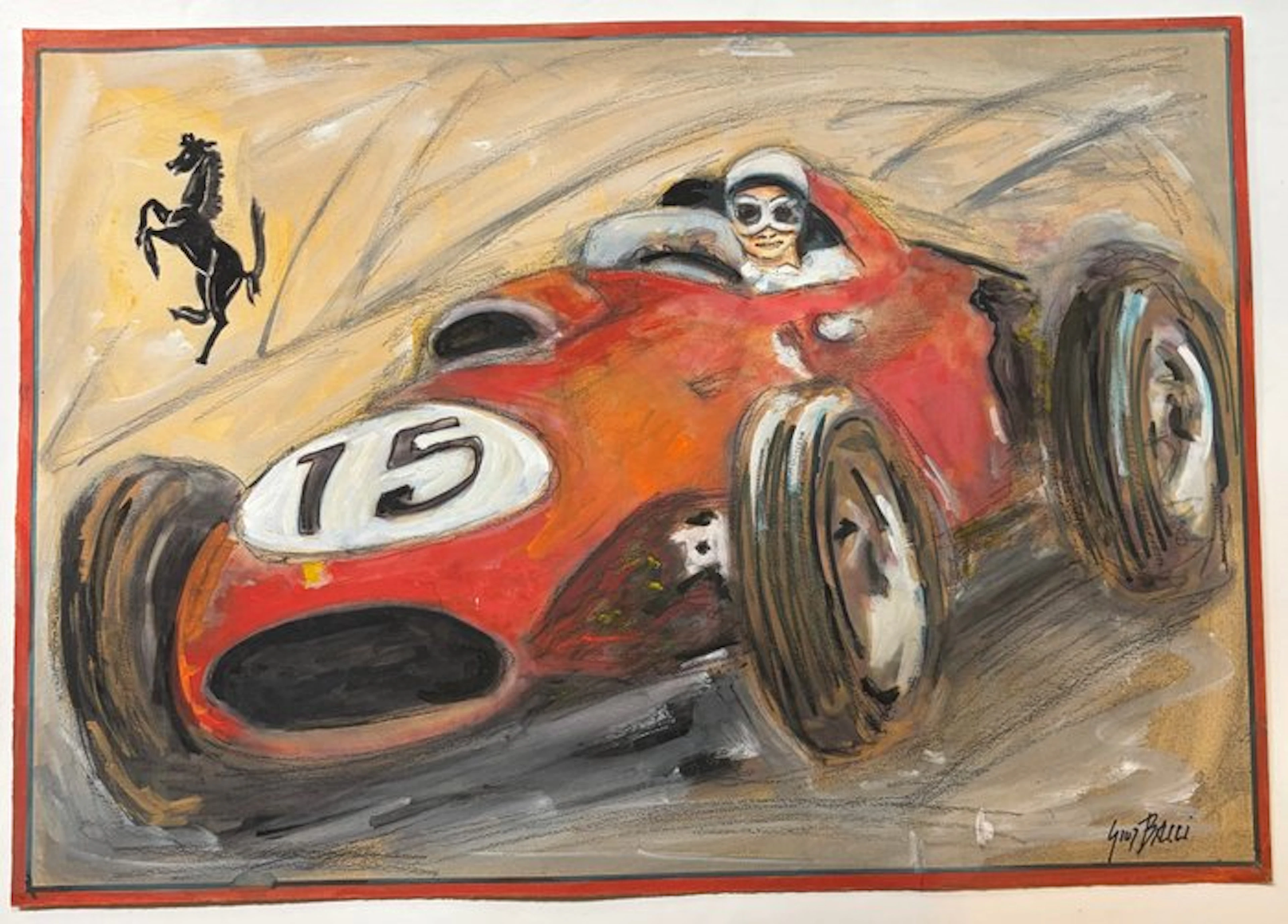 Giuseppe "Gius" Bacci (1921-2009) - Ferrari F1 Vintage...