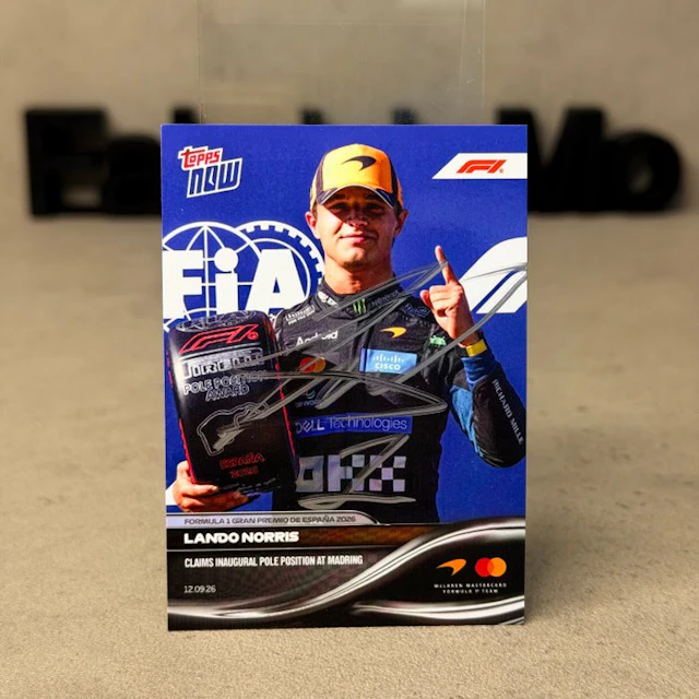 Mclaren - Topps Now - Claim Inaugural Pole Position at...