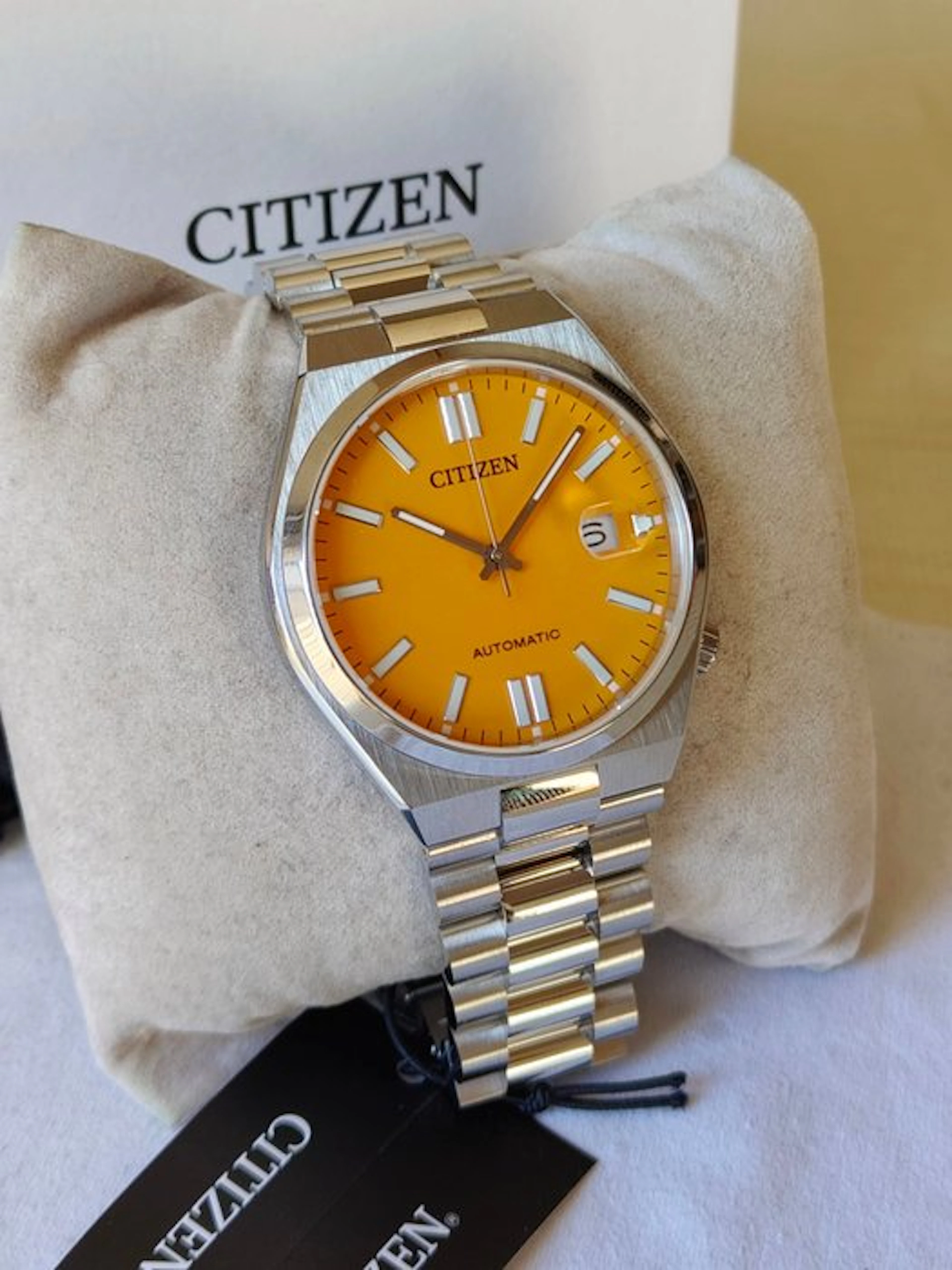 Citizen - Automatic Tsuyosa Yellow - No reserve price...