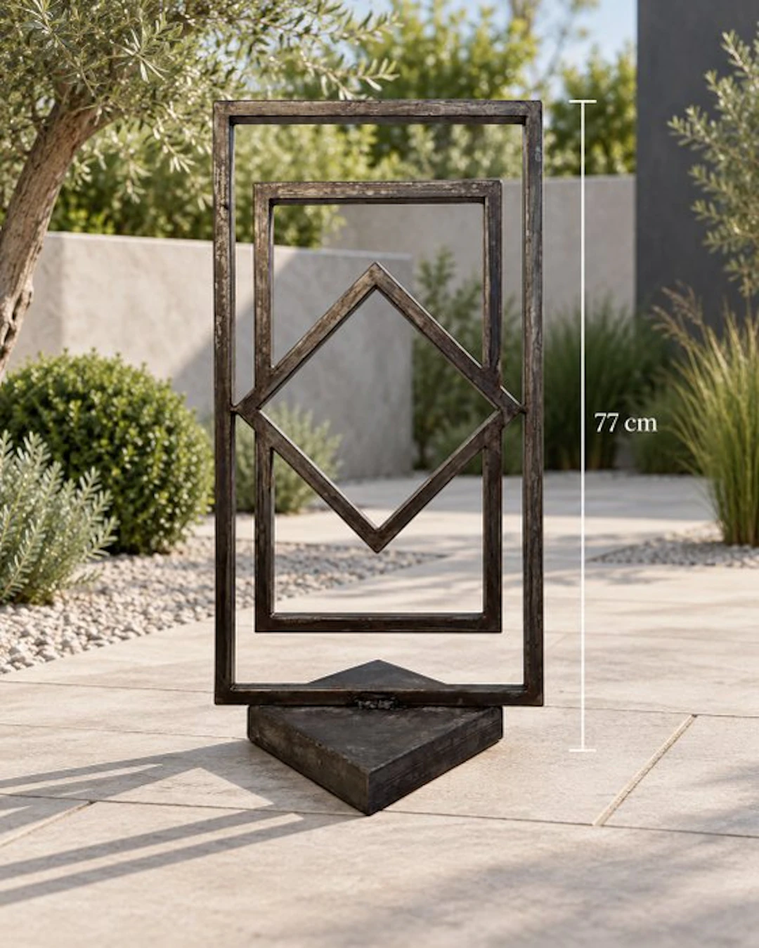 D.B - Sculpture Geometric Portal solid outdoor/indoor XL size No Reserve
