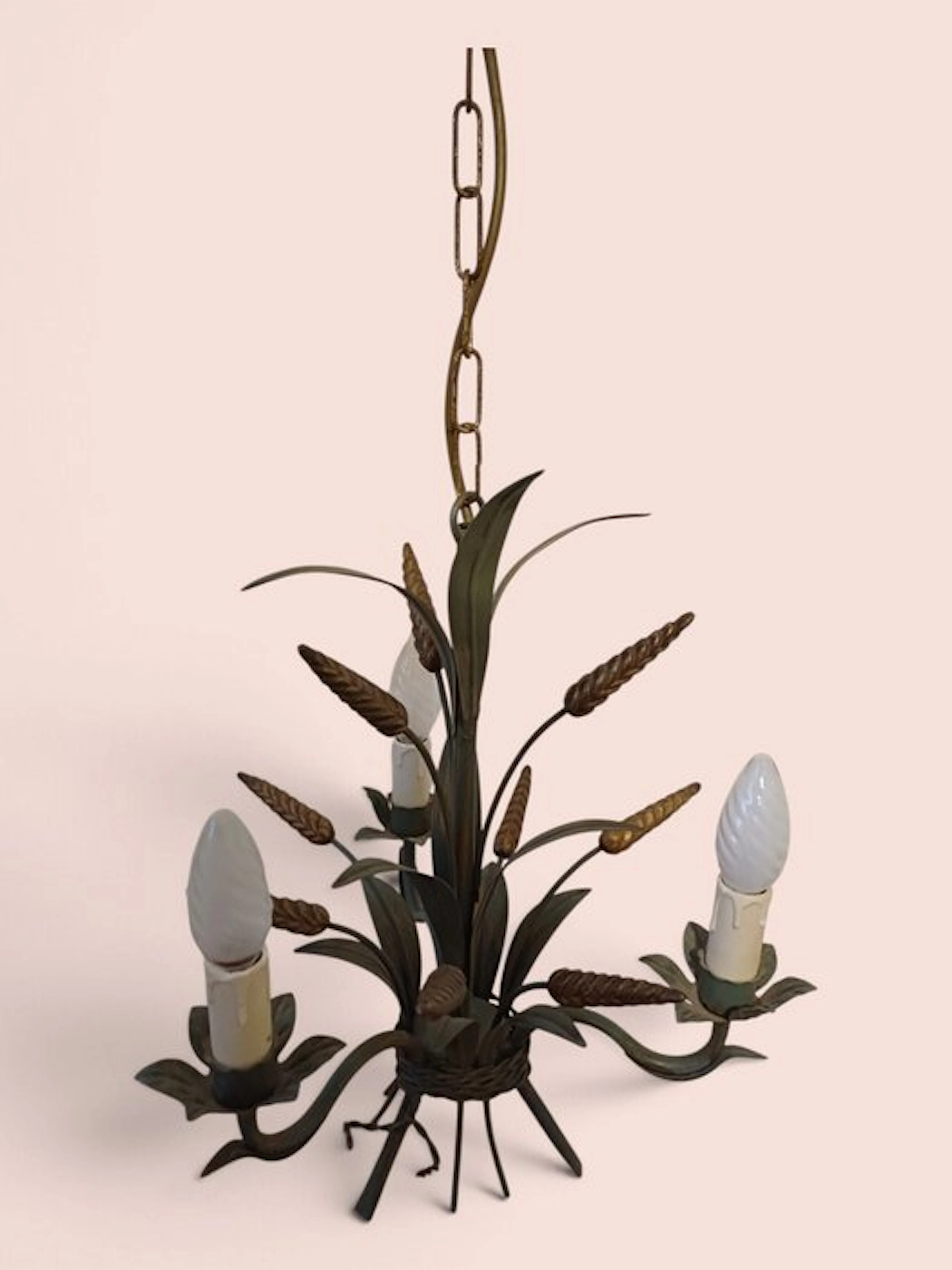 Masca - Chandelier - Metal, Brass - Vintage Masca Florentine