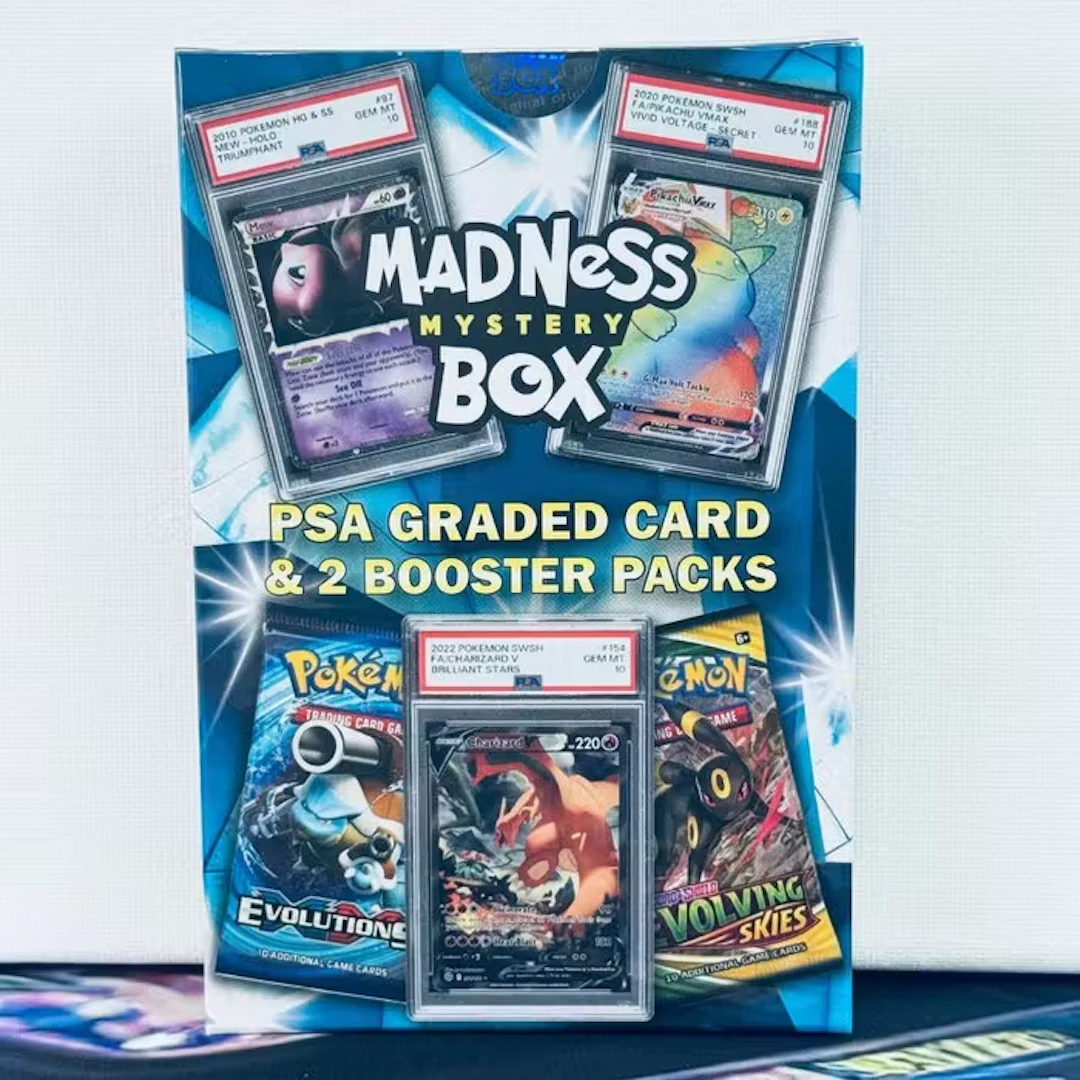 Pokémon Mystery box - Madness Mystery Box - PSA Graded...