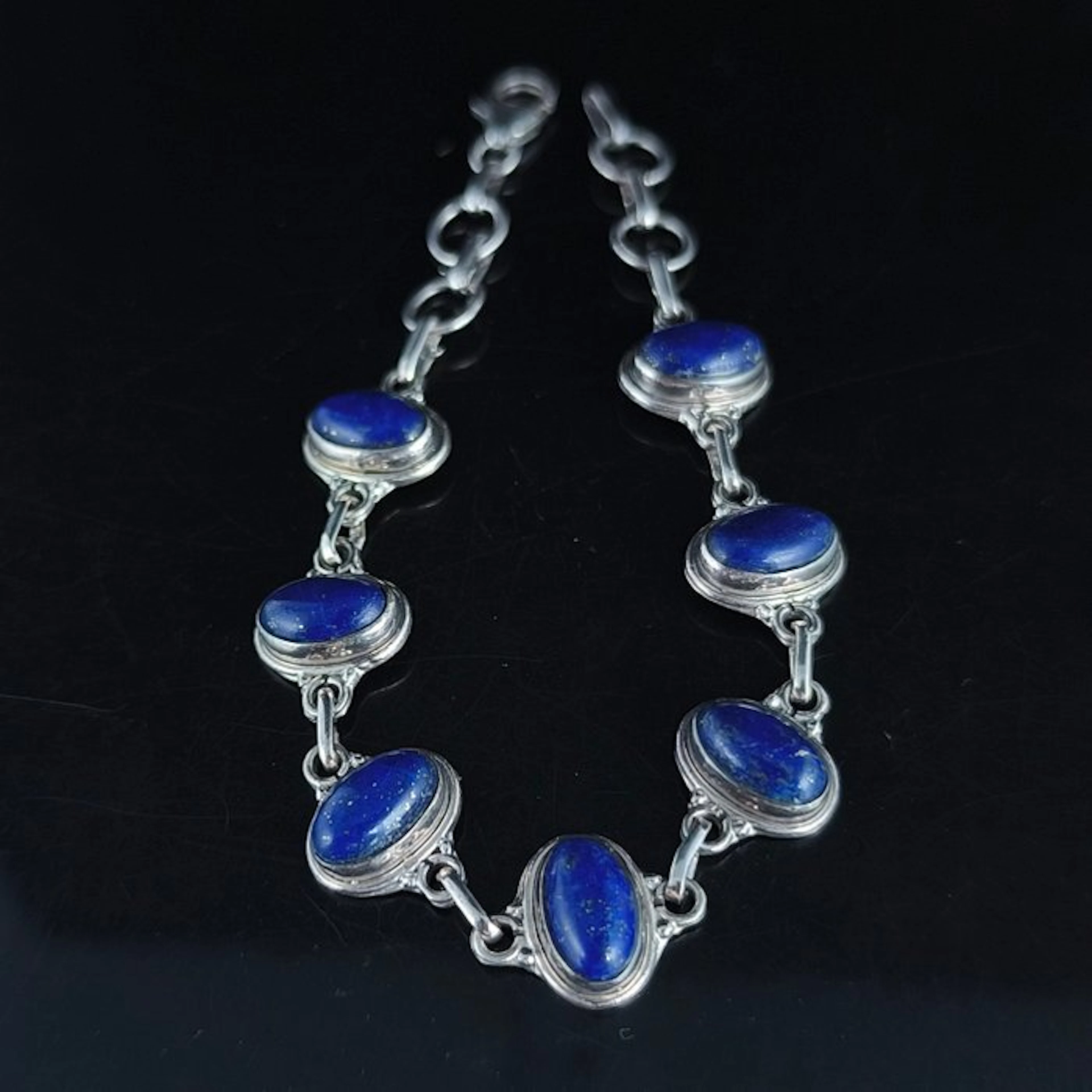 Lapis lazuli - Silver - Bracelet - Enhance communication