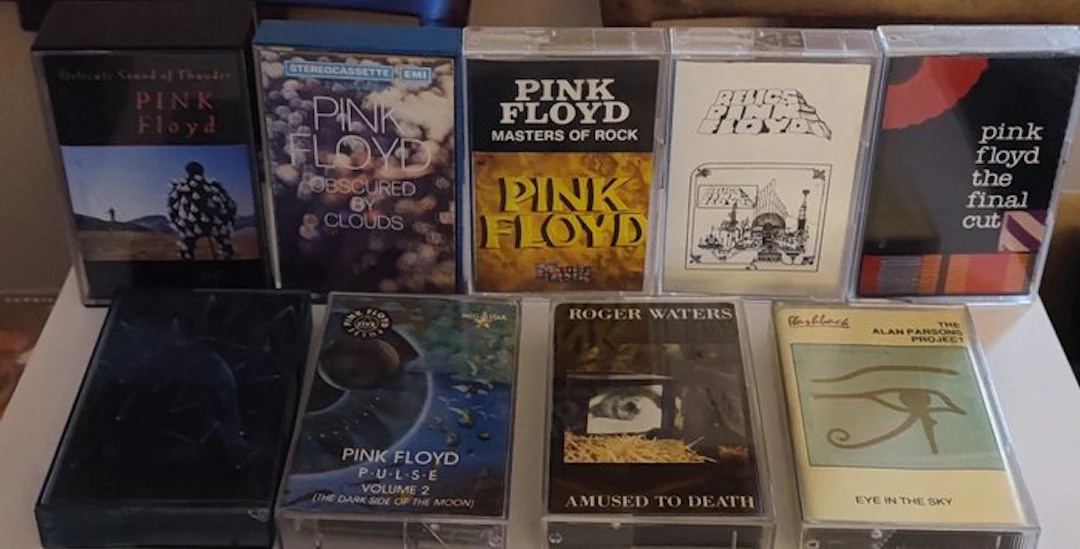 Pink Floyd & Related - 9x Cassettes from Pink Floyd and a...