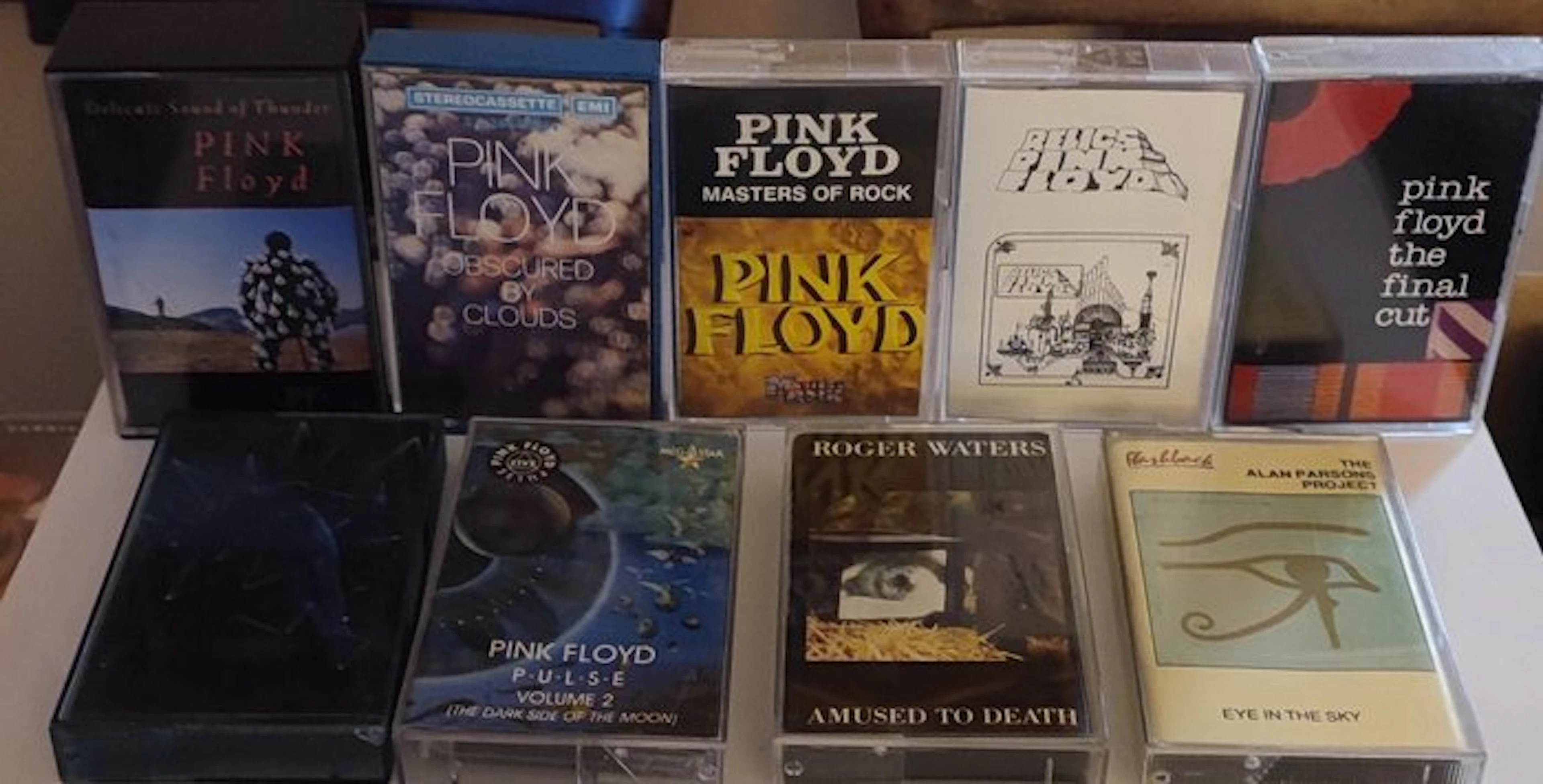 Pink Floyd & Related - 9x Cassettes from Pink Floyd and a...
