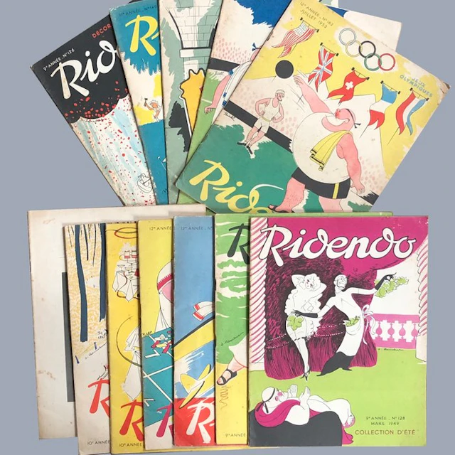 [Revue] - 12 numéros de la revue "Ridendo