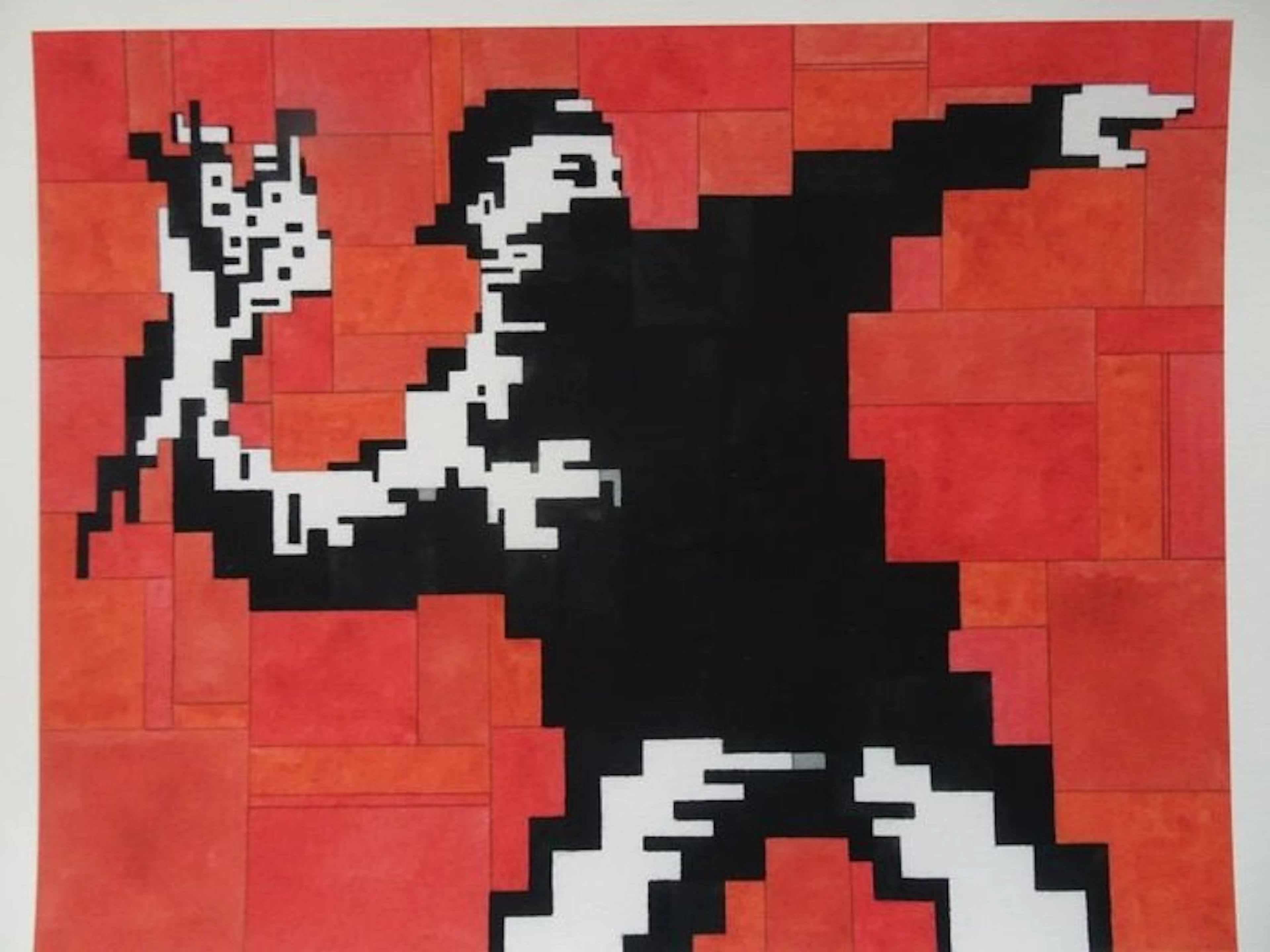 Adam Lister (1978) - Banksy Flower Thrower