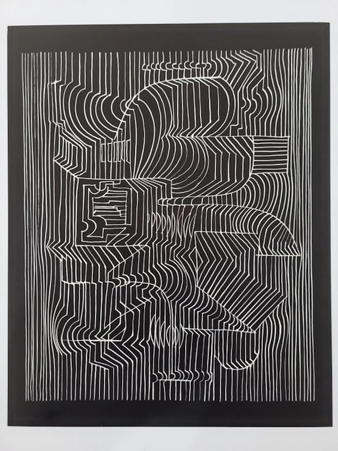 Victor Vasarely (1906-1997) - GORDIUM (1951) - tirage rare et épuisé