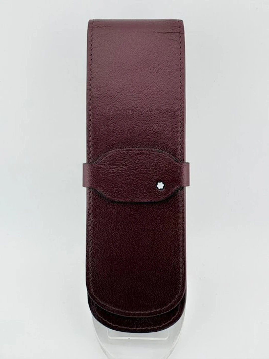 Montblanc - Case - Leather Bordeaux Pen Pouch - Leather