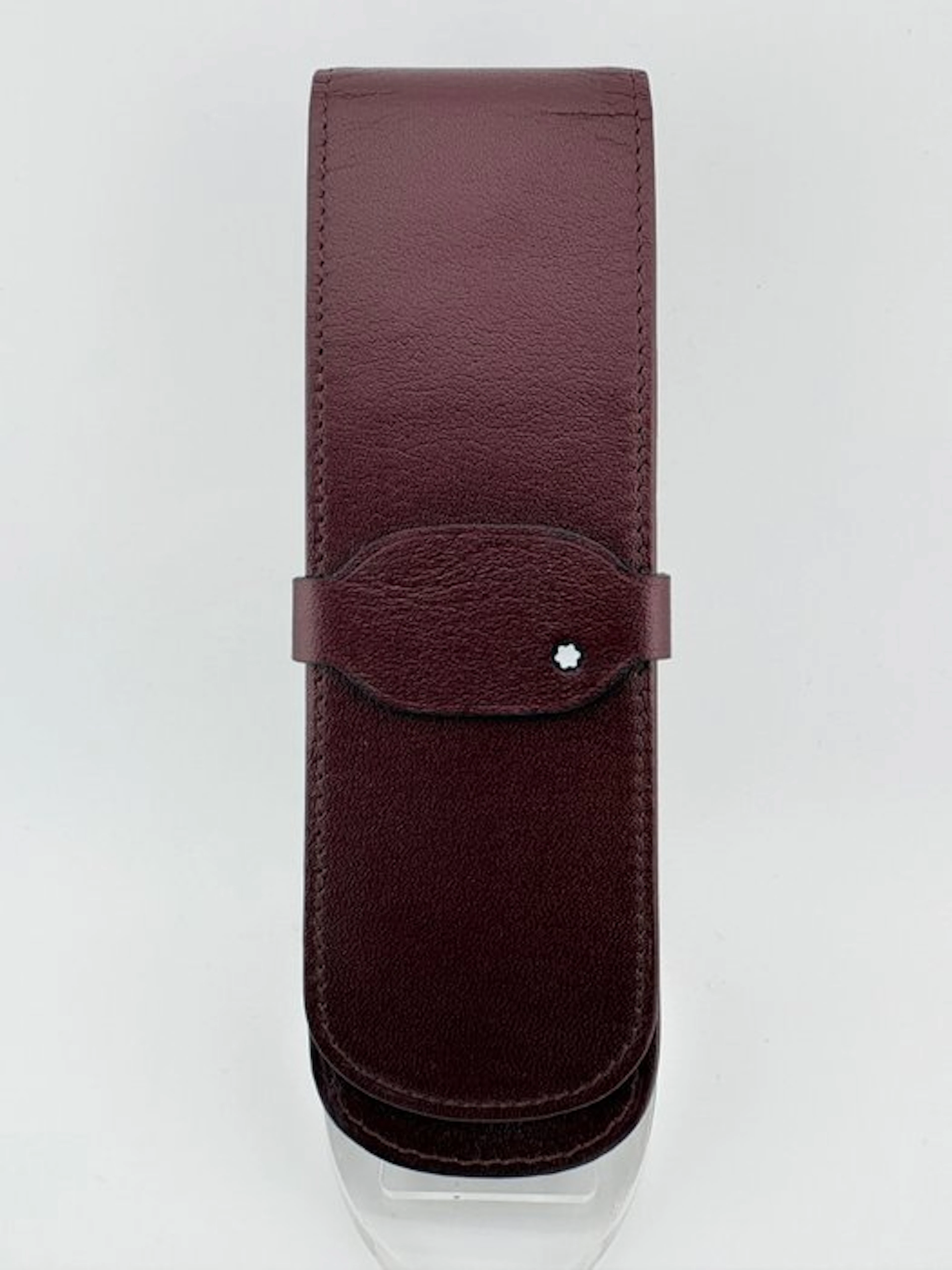 Montblanc - Case - Leather Bordeaux Pen Pouch - Leather