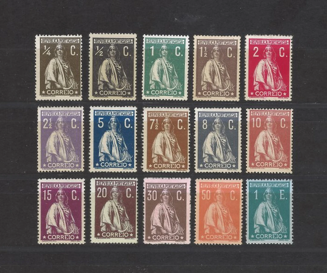 Portugal 1912 - Ceres complete series - Mundifil 206/220