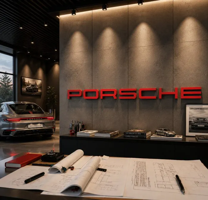 XXXL Porsche Sign - Porsche