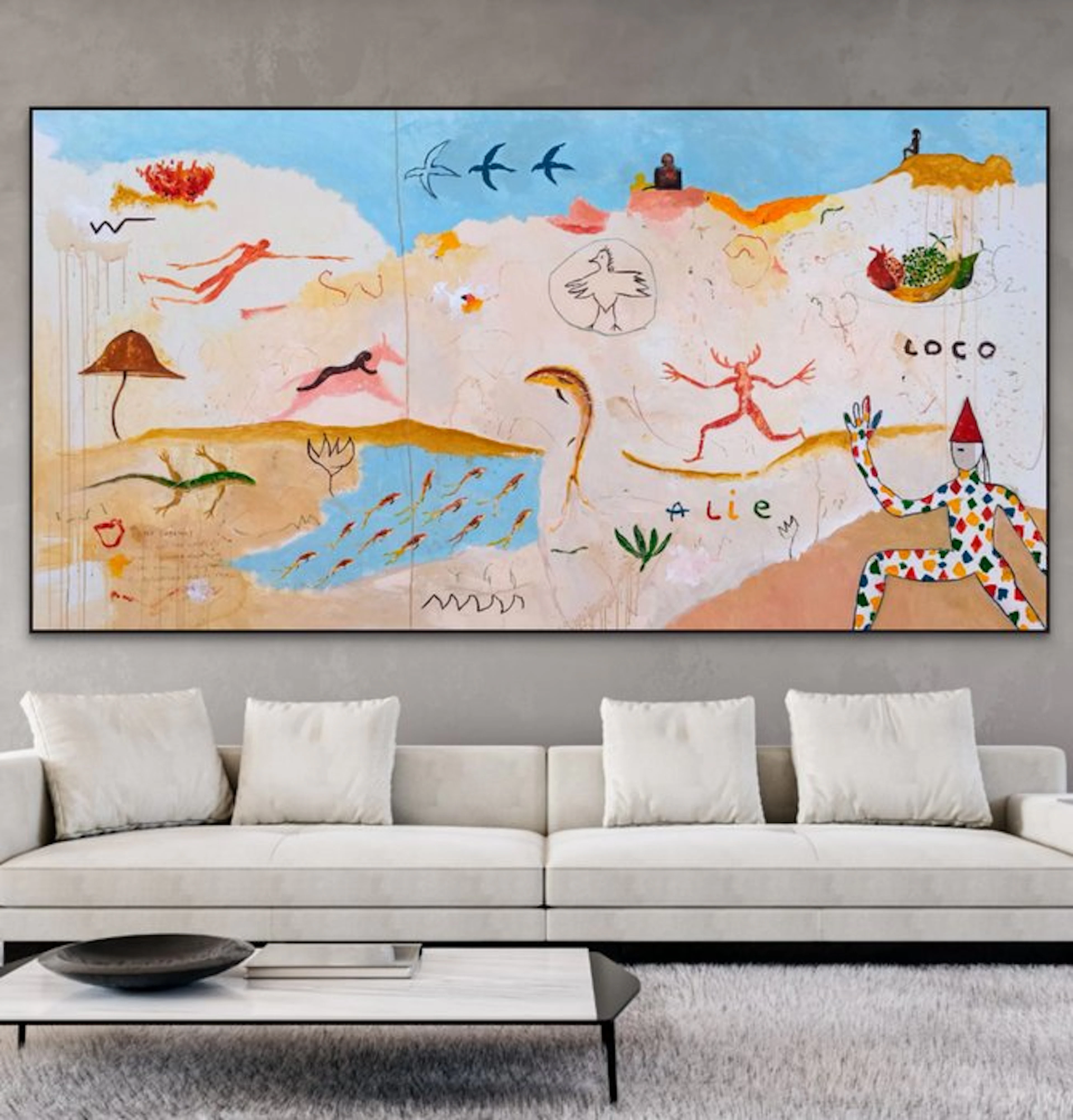Alfonso Sánchez - The bird and the madman XXL