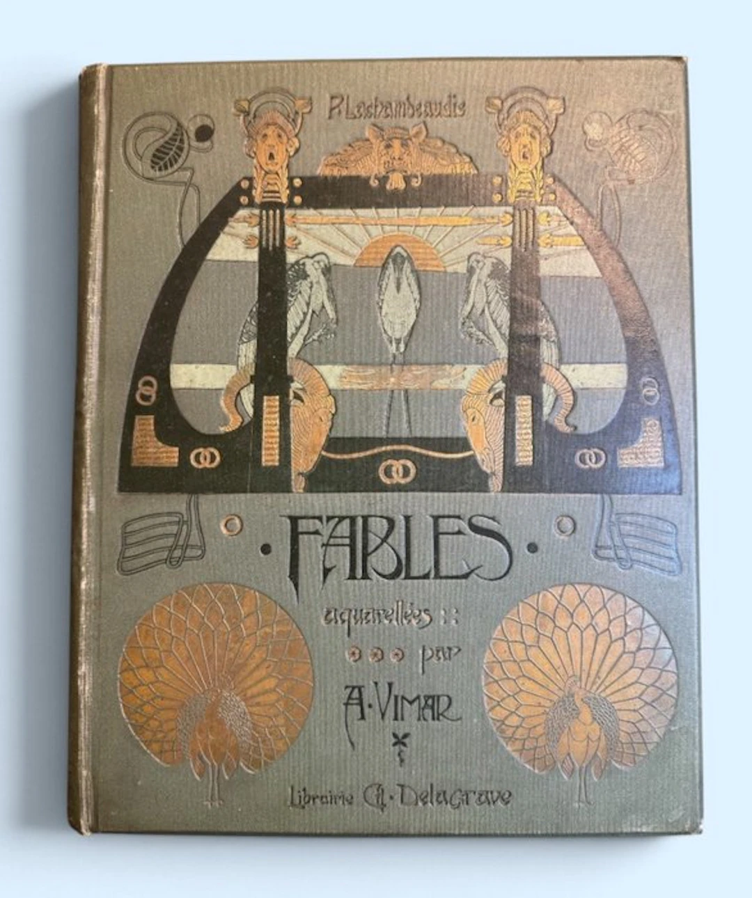 Pierre Lachambeaudie / Auguste Vimar - Fables [cartonnage Art Nouveau] - 1902