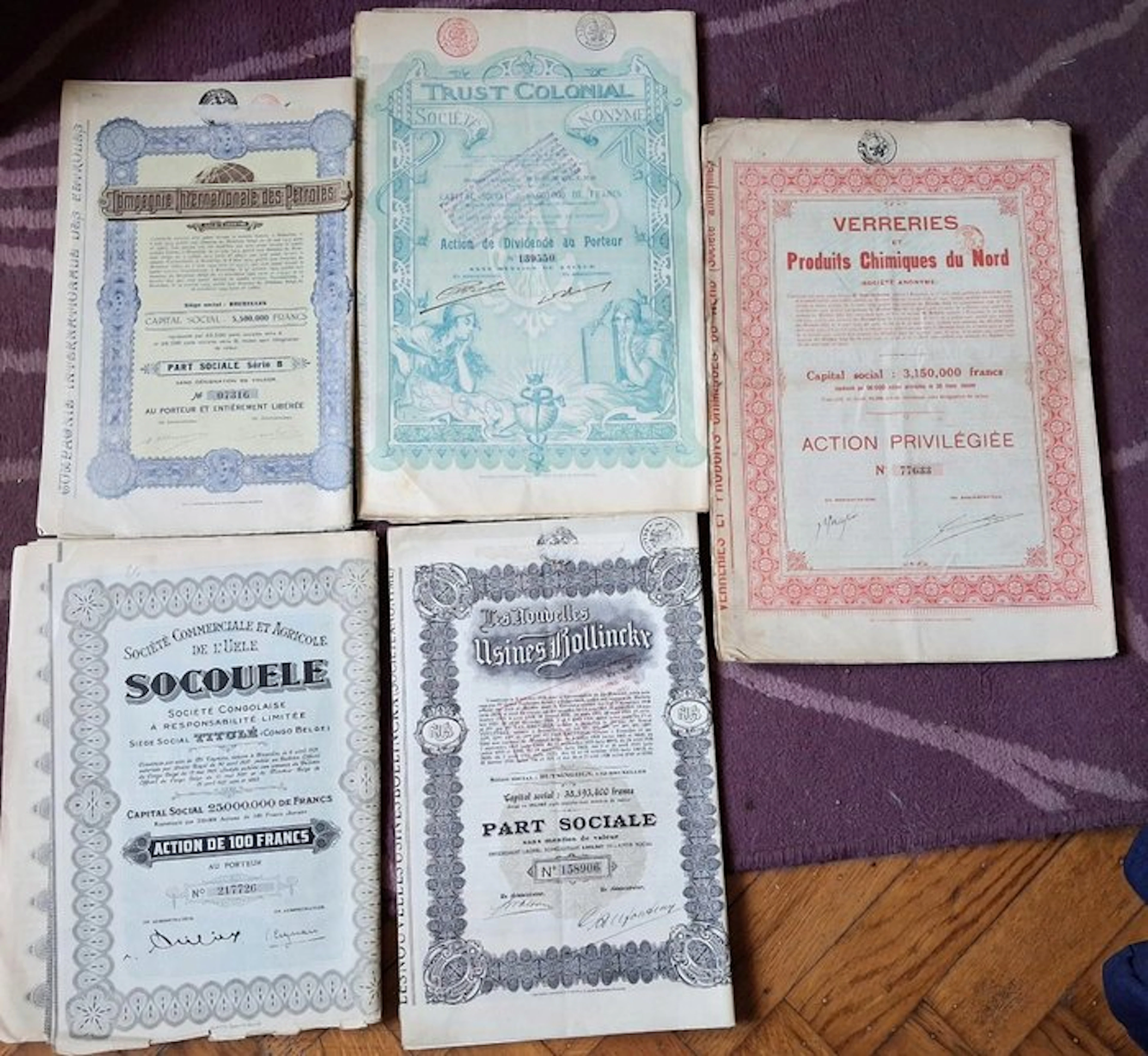 Themed collection - Shares: Trust Colonial